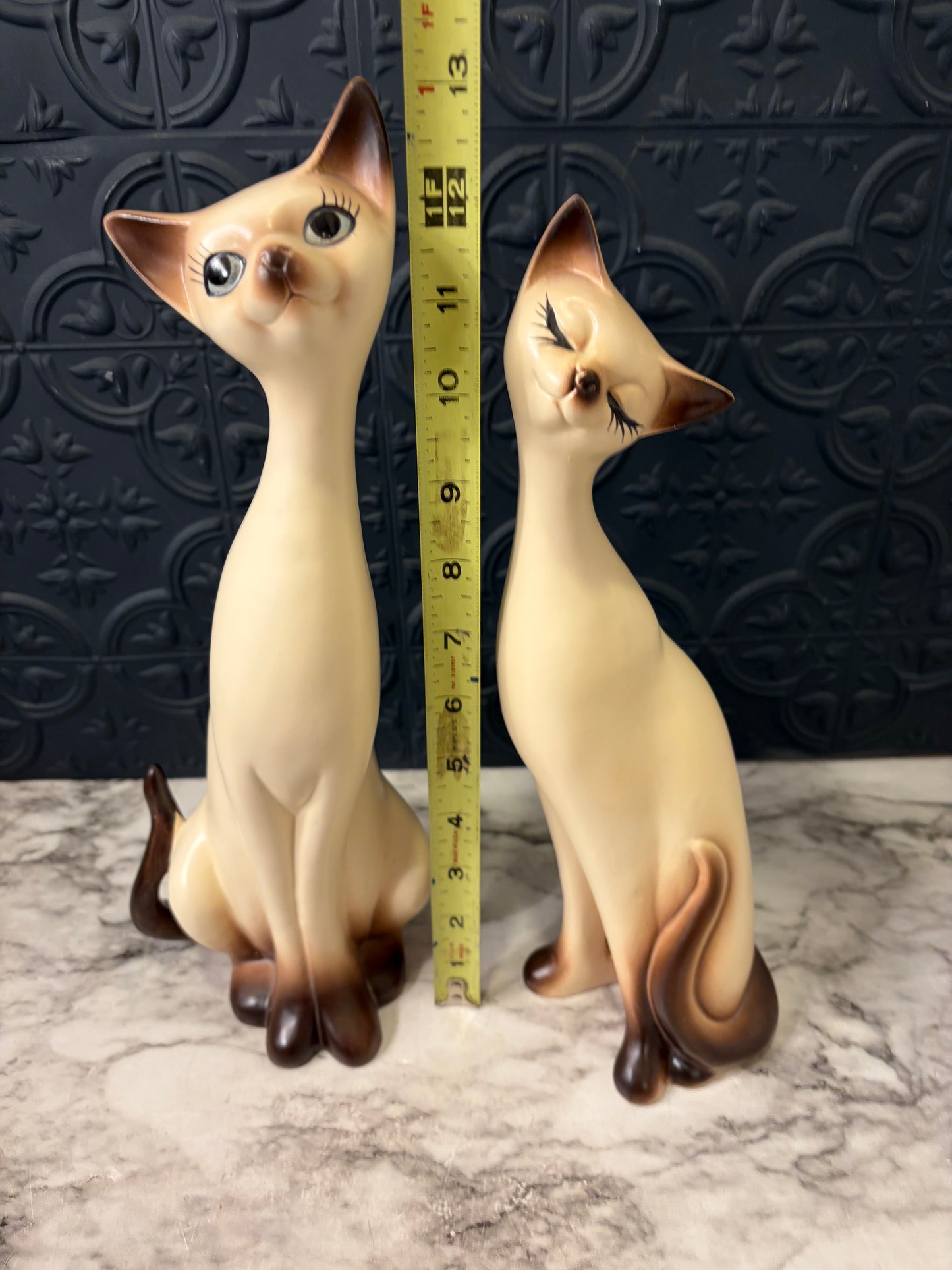 Napco Set of 2 Siamese Cats