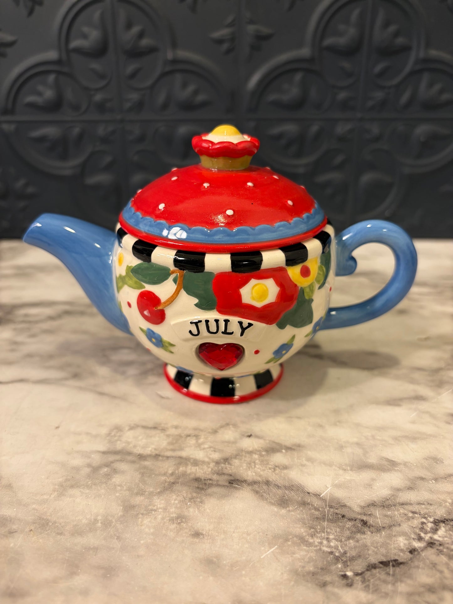 Mary Engelbreit July Teapot