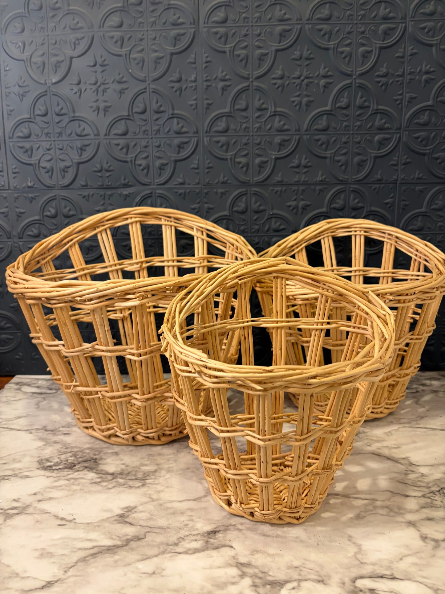 Basket Set of 3 Decorative Baskets