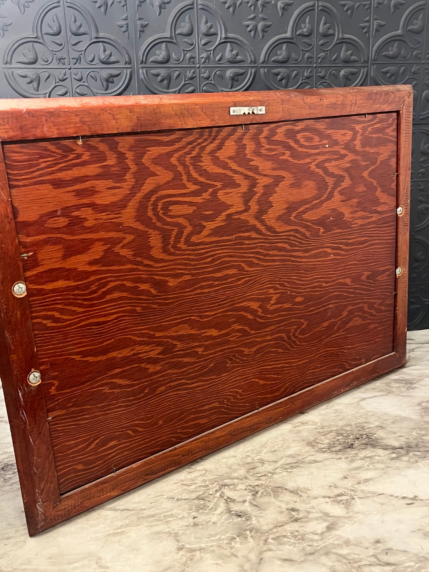 Wood Serving Tray with Flying Ducks