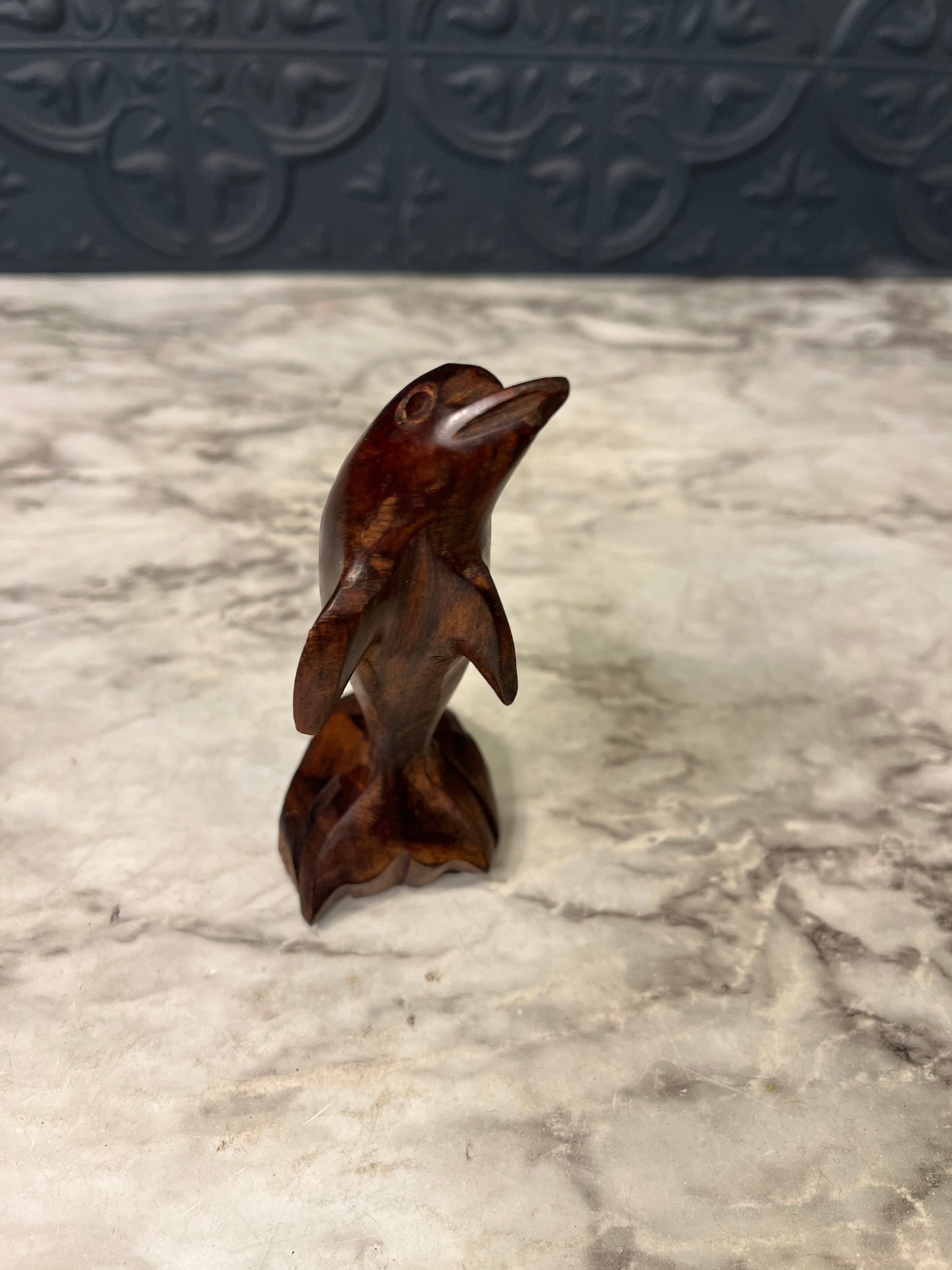 Mini Iron Wood Dolphin