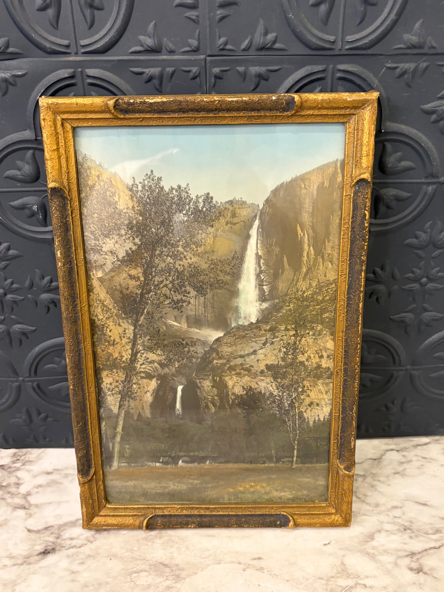 Framed Art of Yosemite Falls