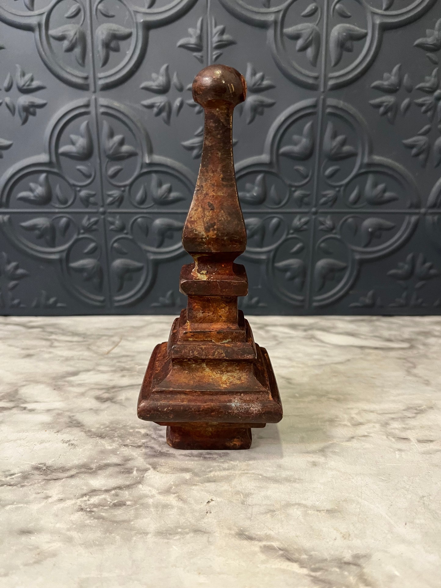 Small Metal Antique Finial/Paper Weight