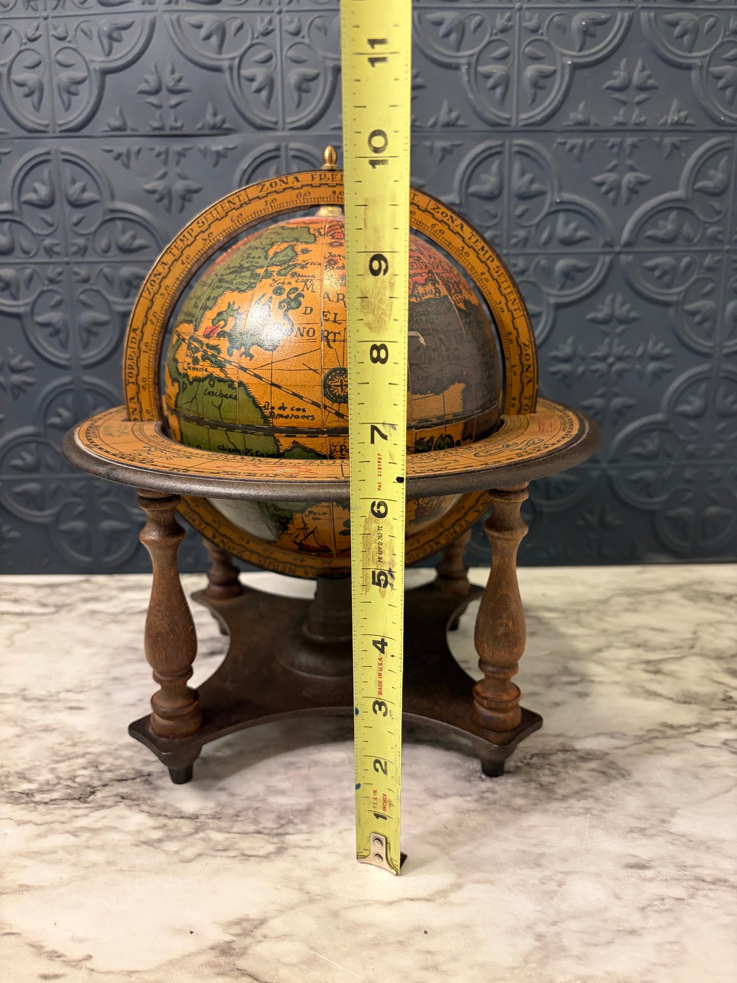 Old Globe in Round Stand