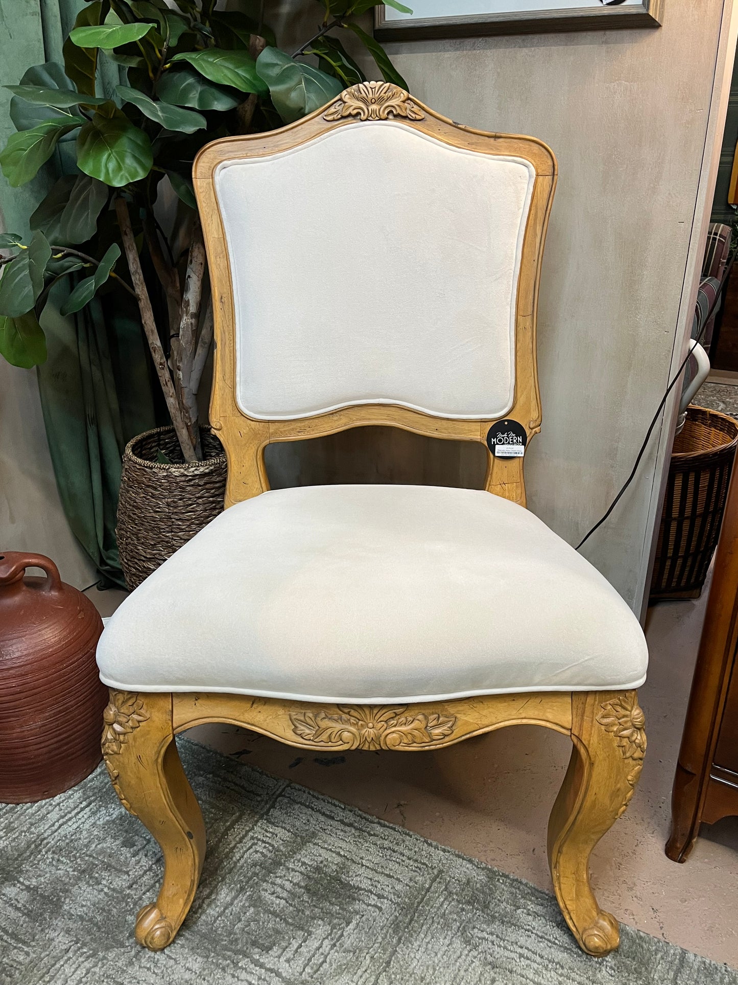Magnolia Home Cream Velvet Chair