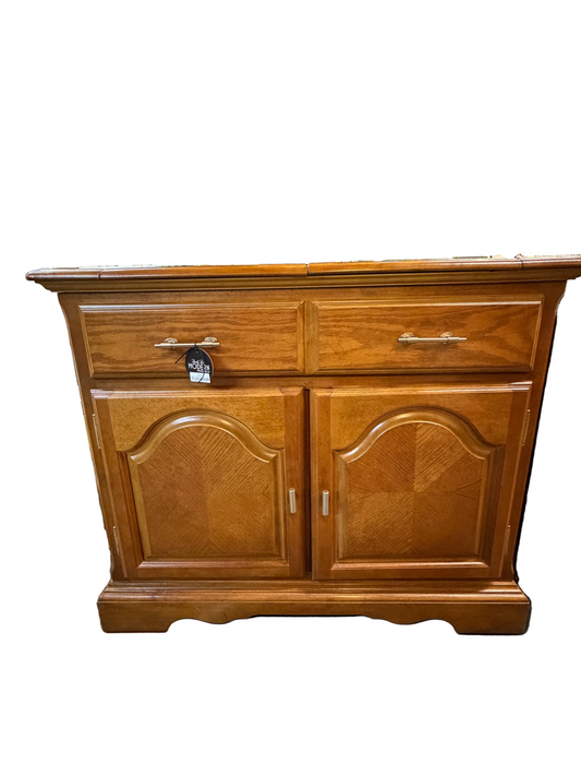 Buffet with Flip out Top Oak Color
