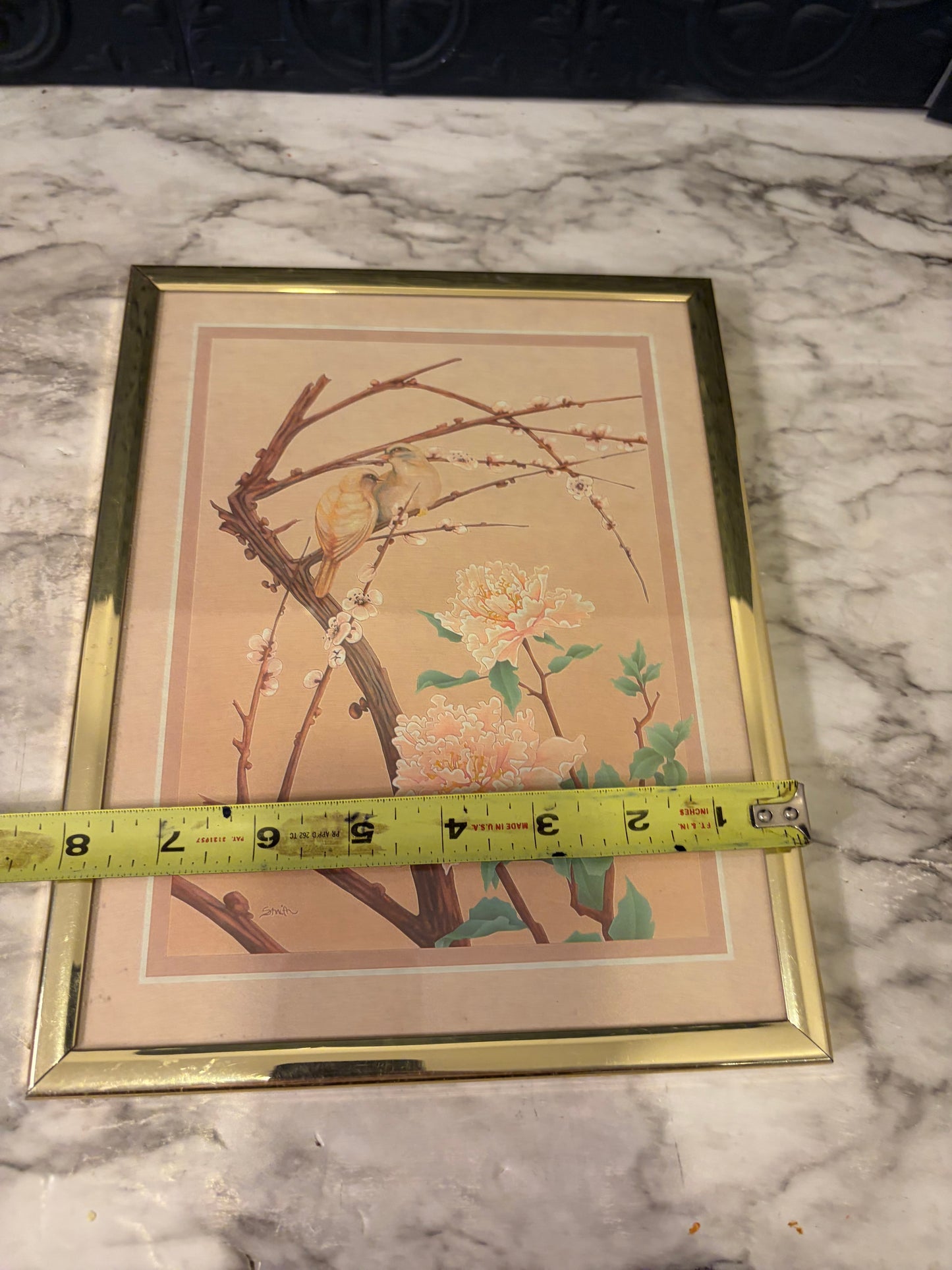 Small Print of Birds and Peonies