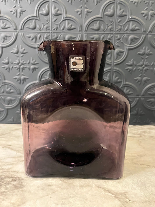 Blenko Amethyst pitcher