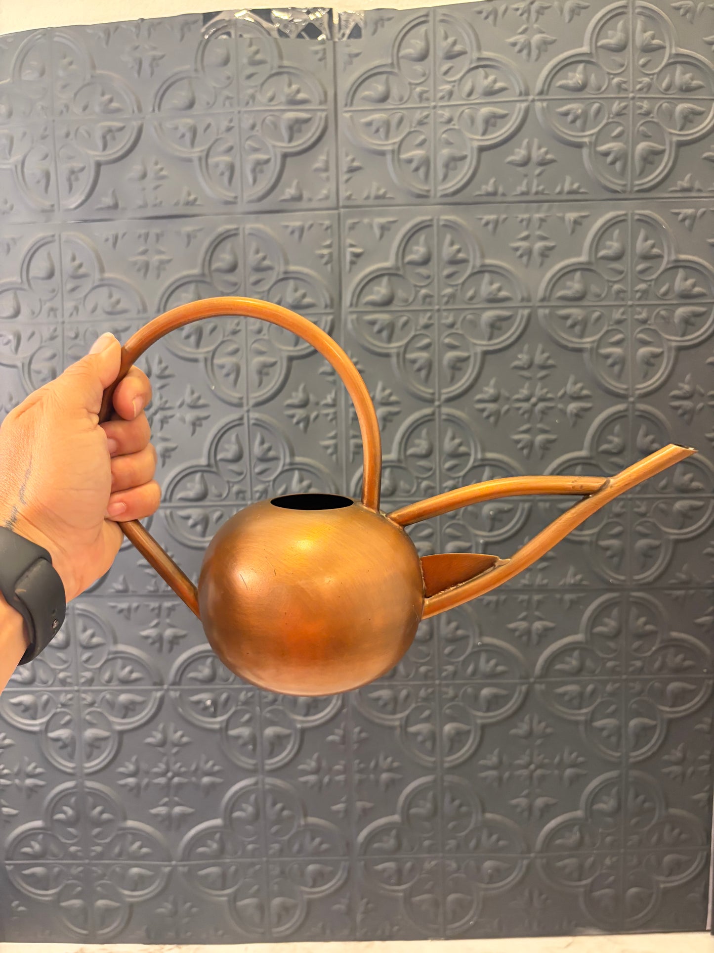 Copper Tone Watering Can
