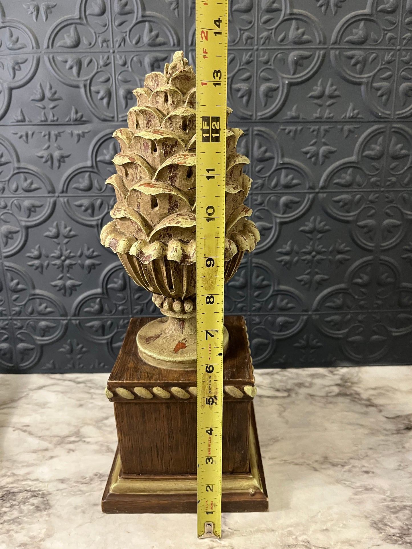 Decorative Green Pineapple Finial