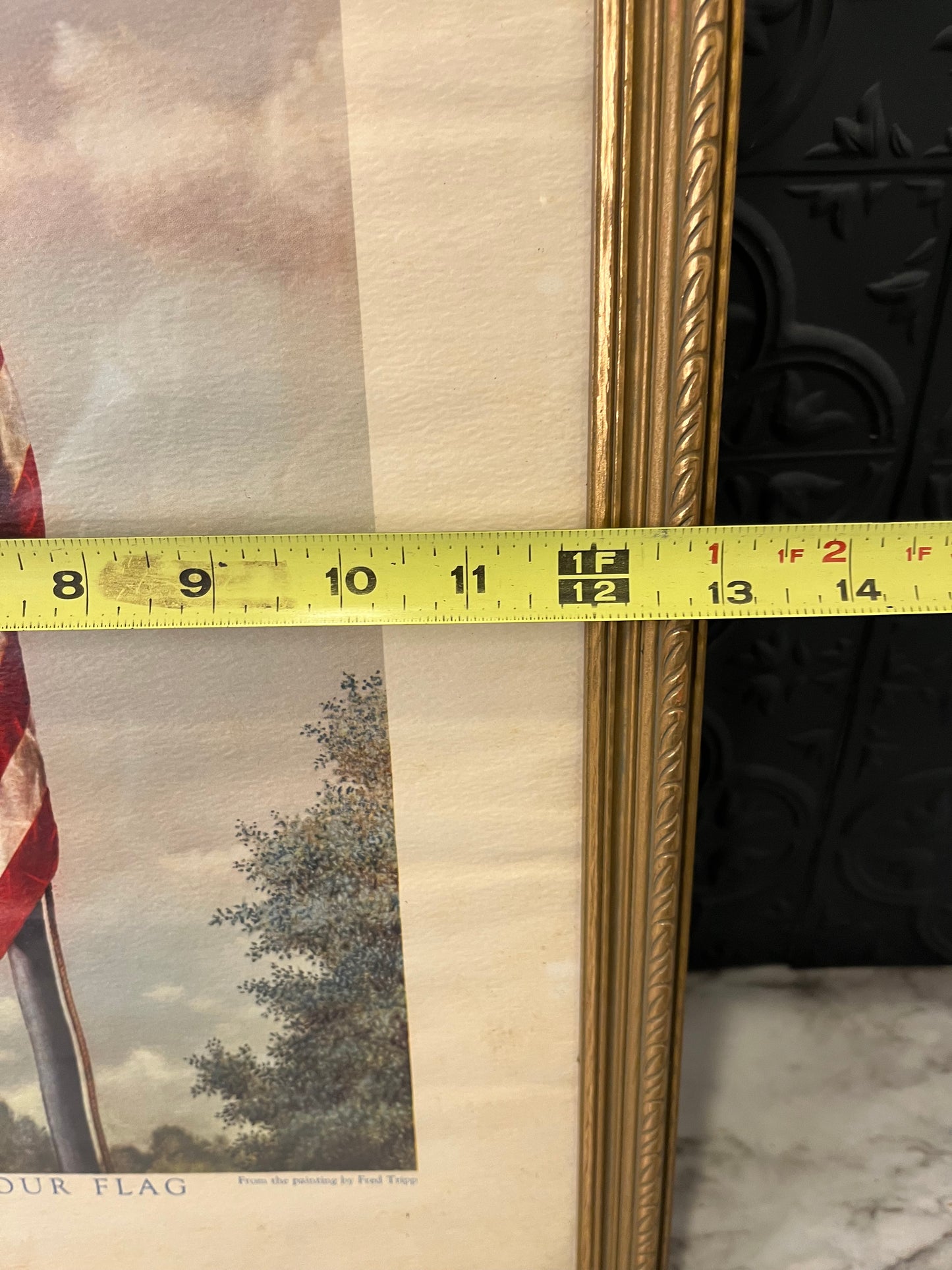 Print of Our Flag by Fred Tripp