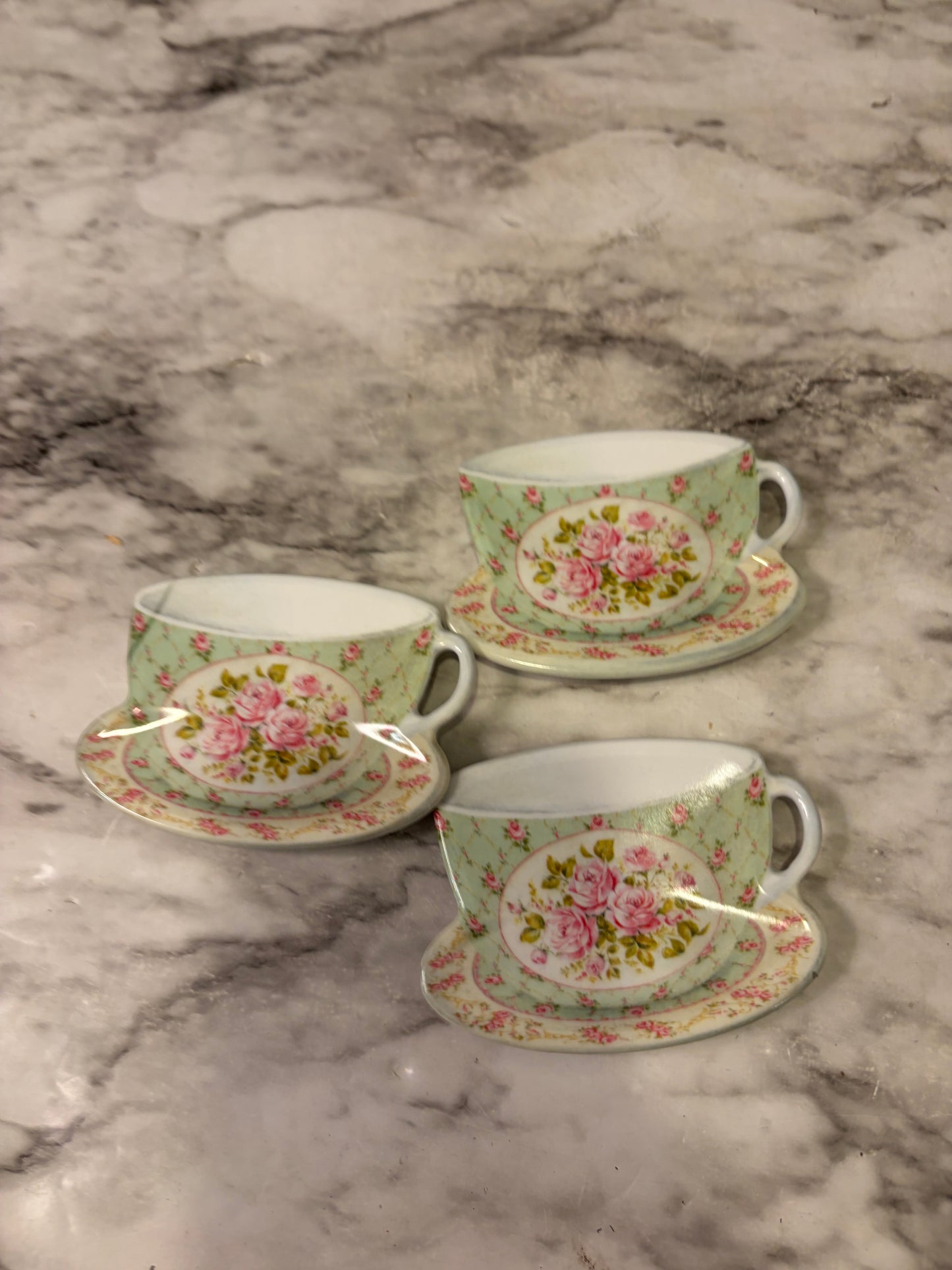 Teacup Spoon Rests Set of 3