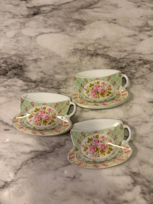 Teacup Spoon Rests Set of 3