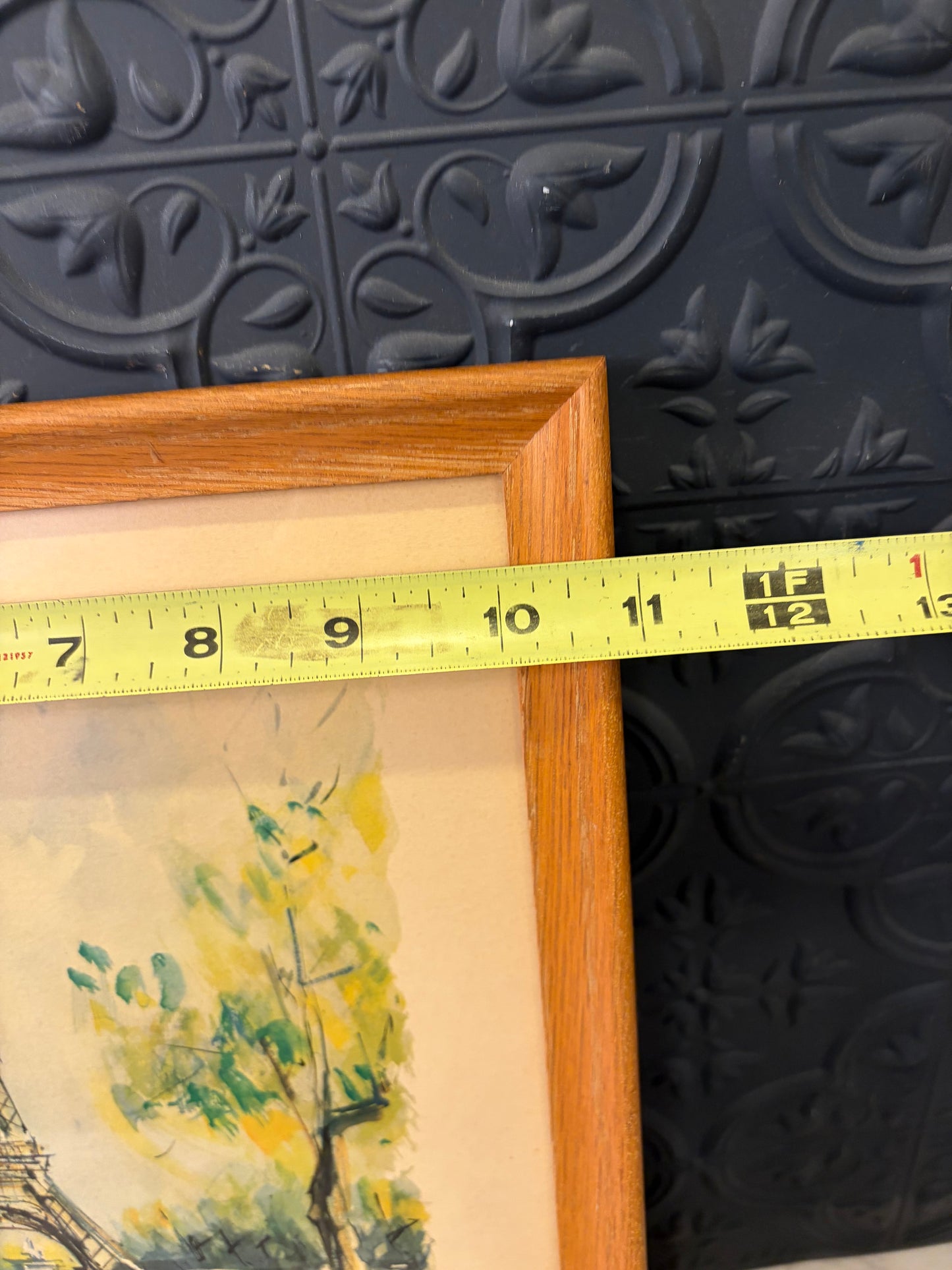 Eiffel Tower Print Framed