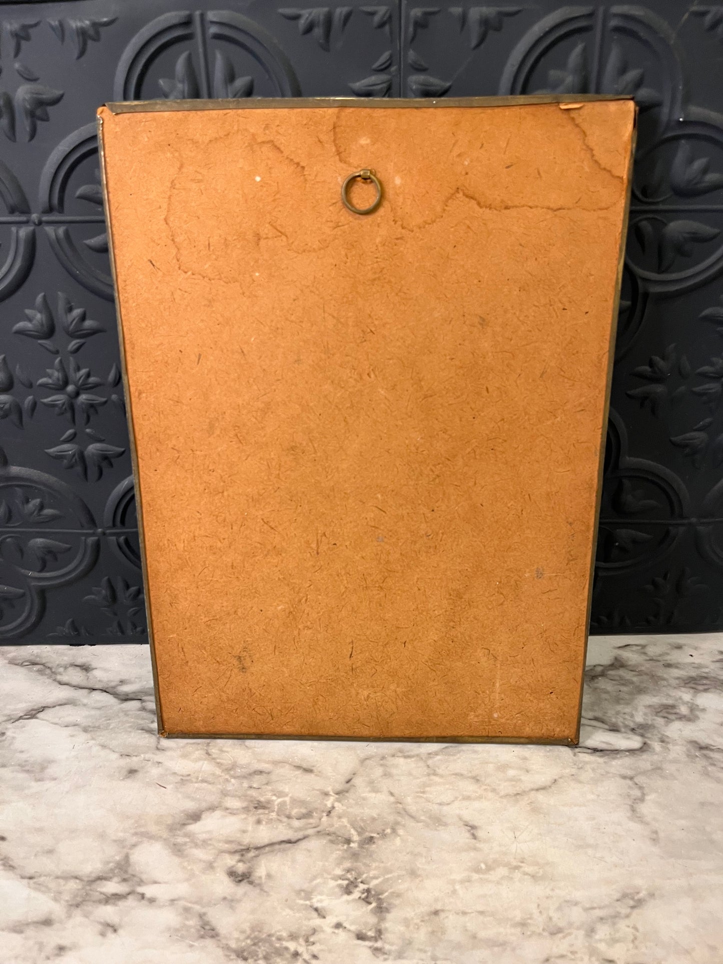 The Lords Prayer Brass Relief Aqua