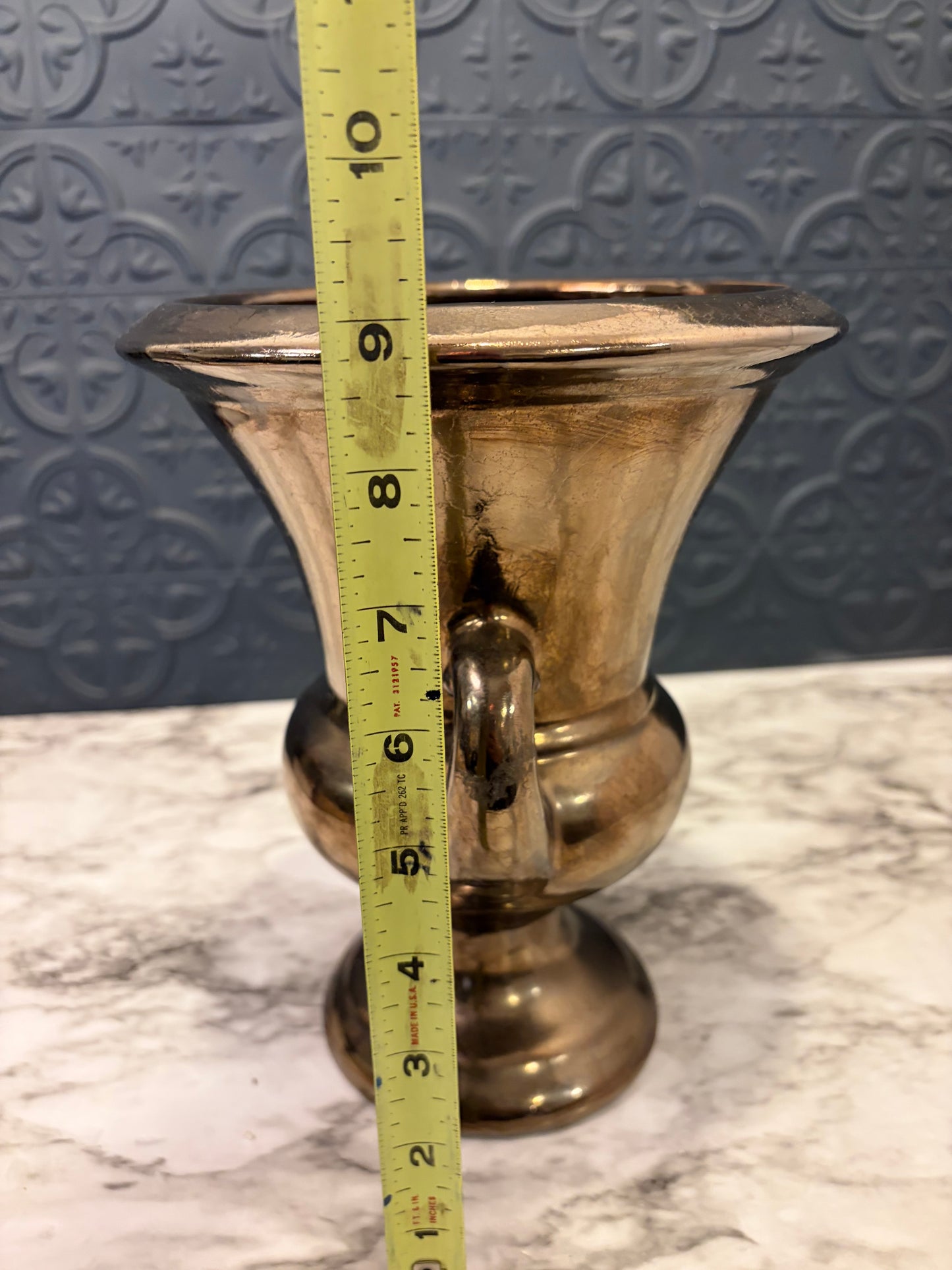 Haegar Bronze Color Trophy Planter