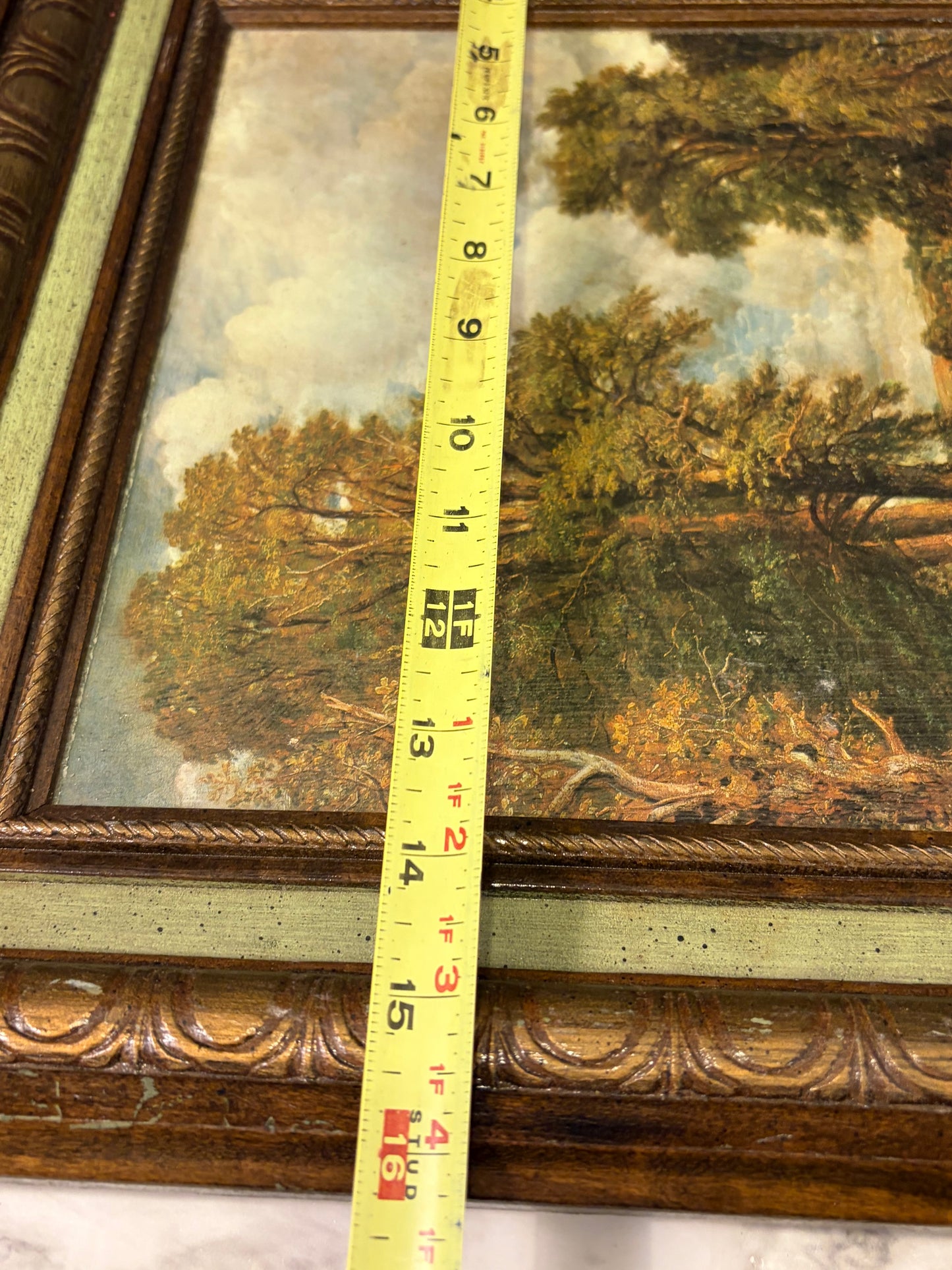 Constable Print of "The Cornfield" on board