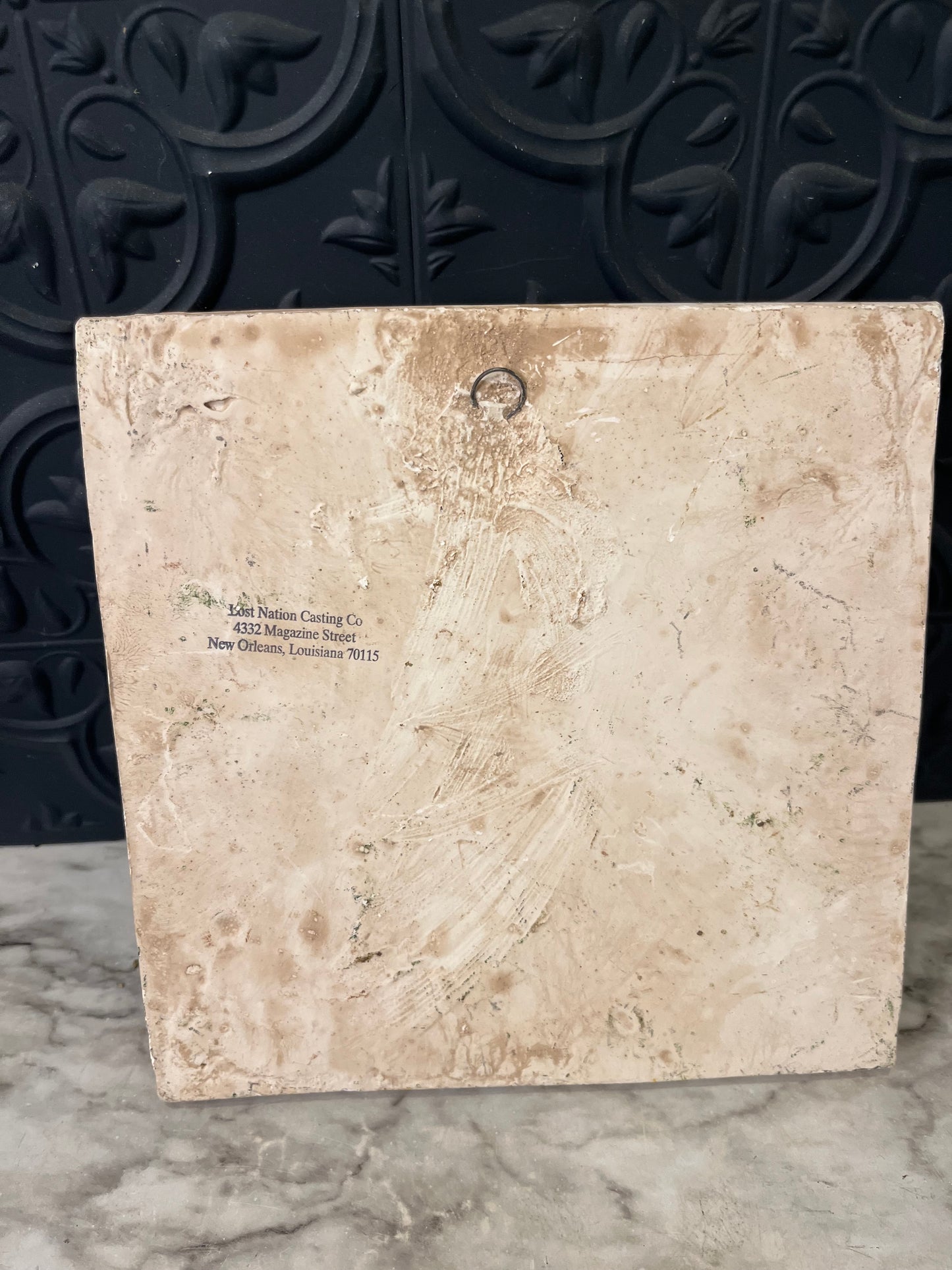 Plaster Pine Cone Casting wall hanging