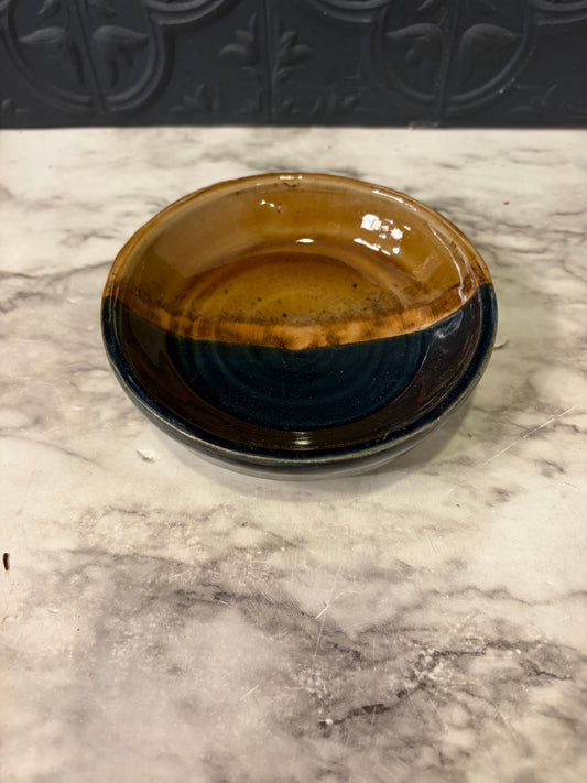 Brown and Blue Pottery Bowl NT