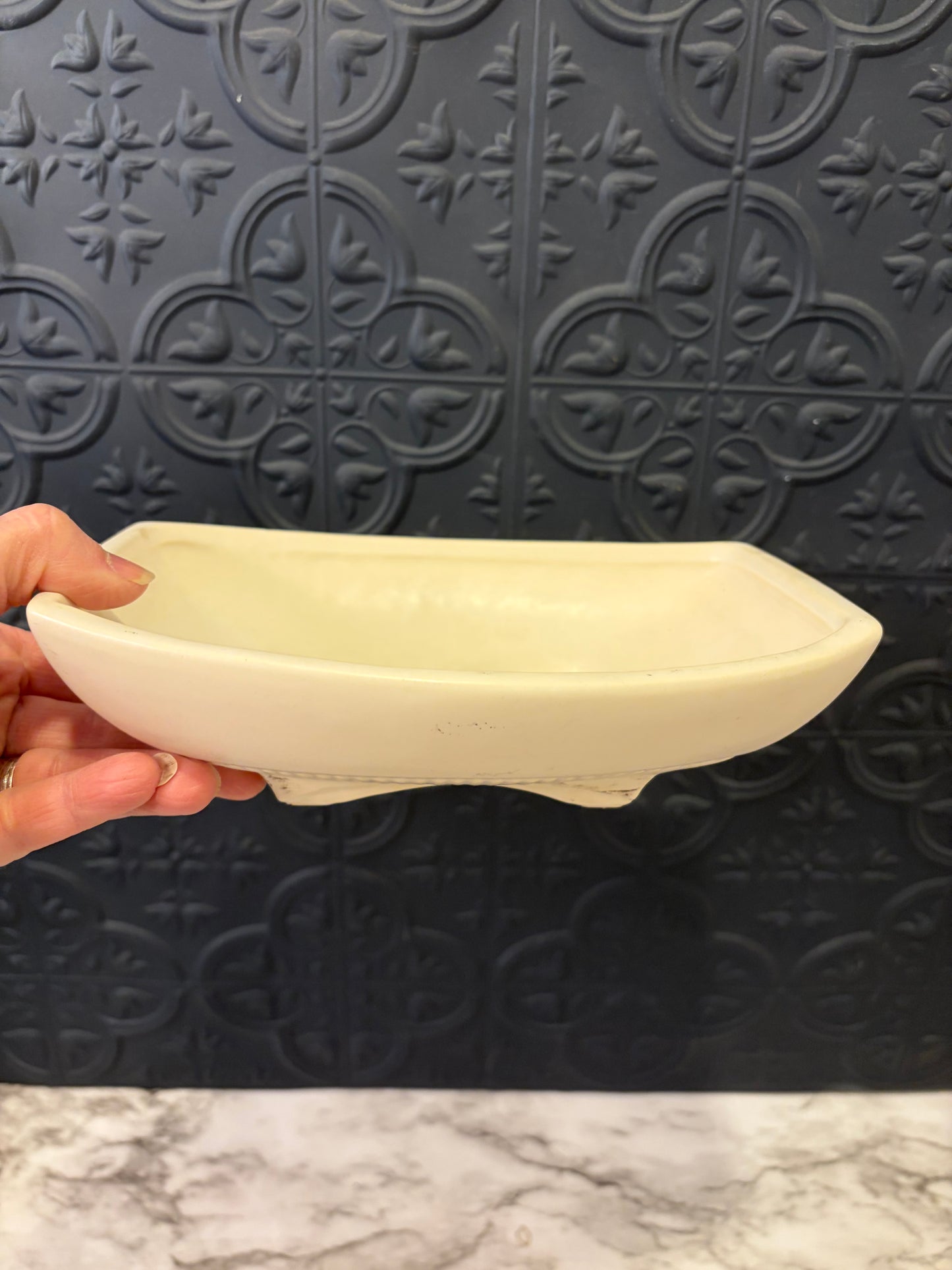 Cream McCoy Oblong Dish