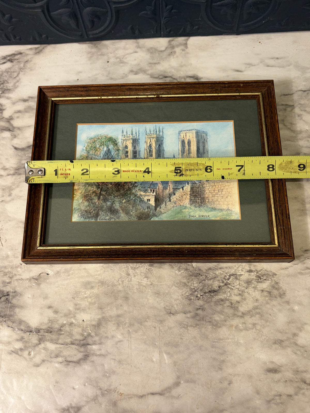 York Minster Print Framed
