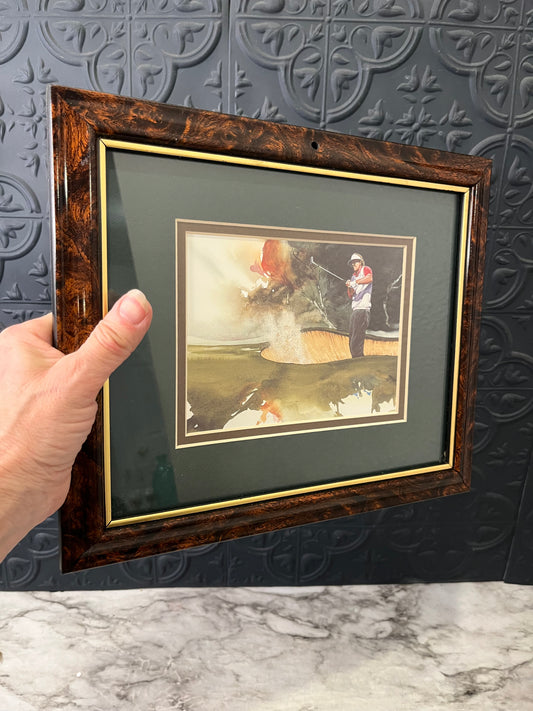 Framed Golf Print