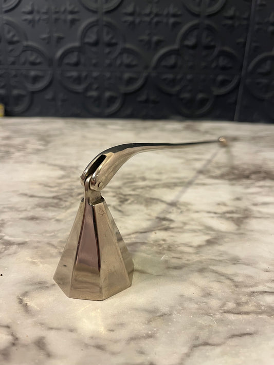 Pewter Candle Snuffer with Octagon Cup