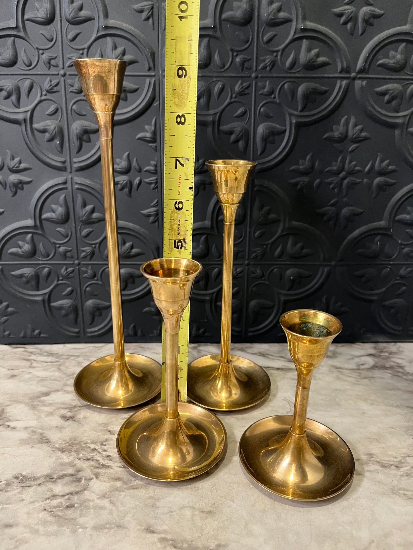 Set of 4 Skinny Candle Holders