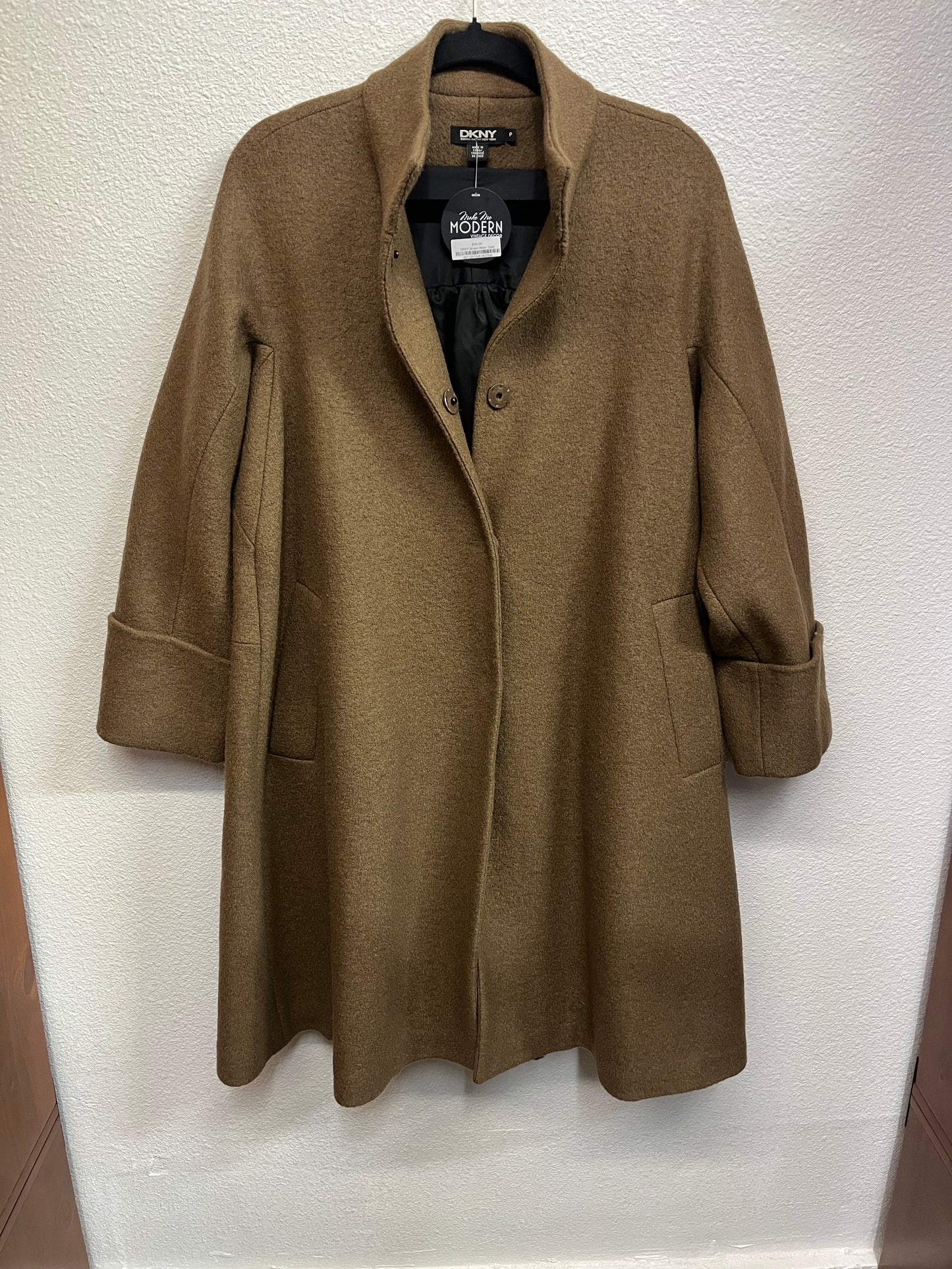 DKNY Brown Wool  Coat