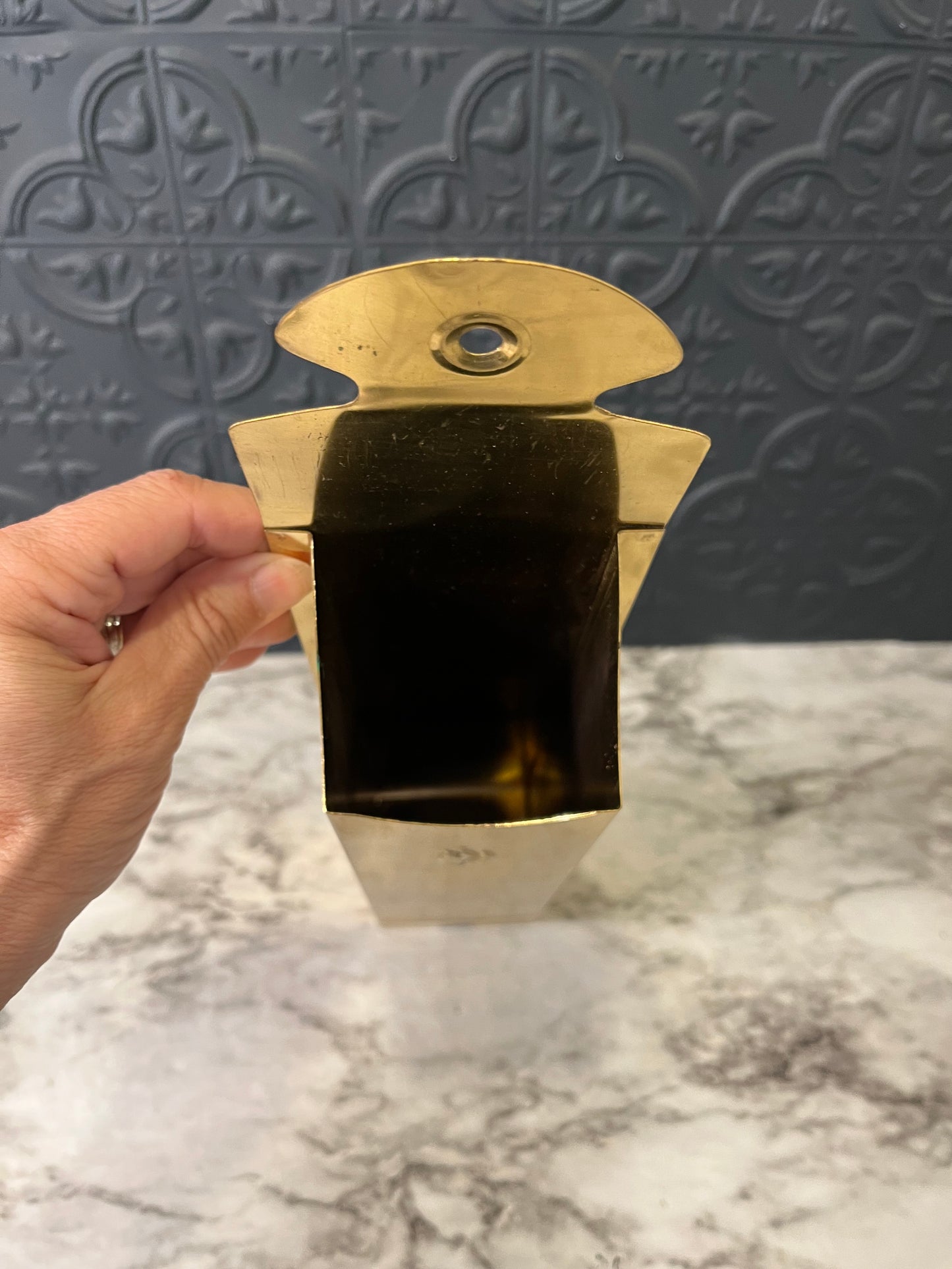Brass Matchstick Holder Rectangle