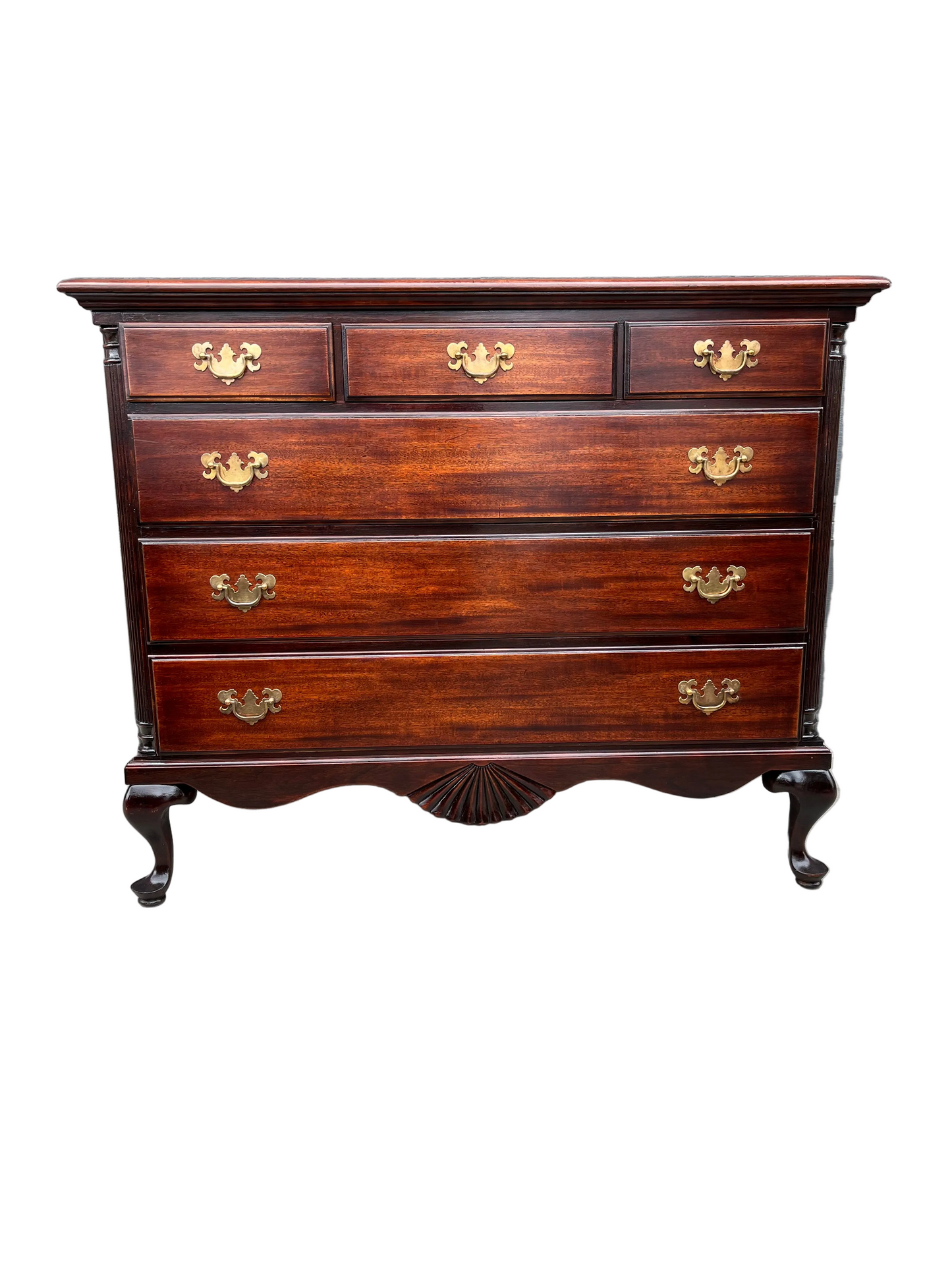Dark Wood Provincial Dresser