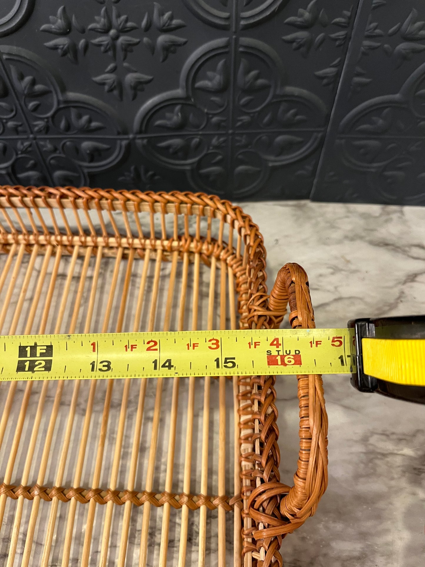 Rectangle Rattan Serving Tray