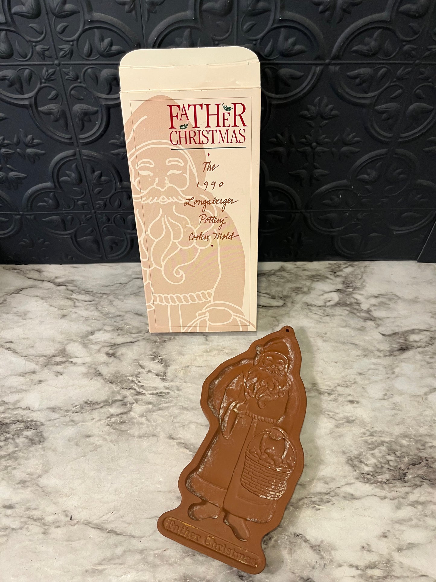 Longeberger Santa Pottery Mold