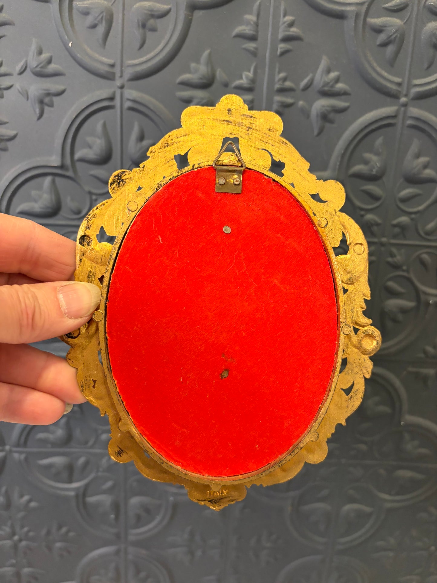 Vintage Female Figure Wall Hanging
