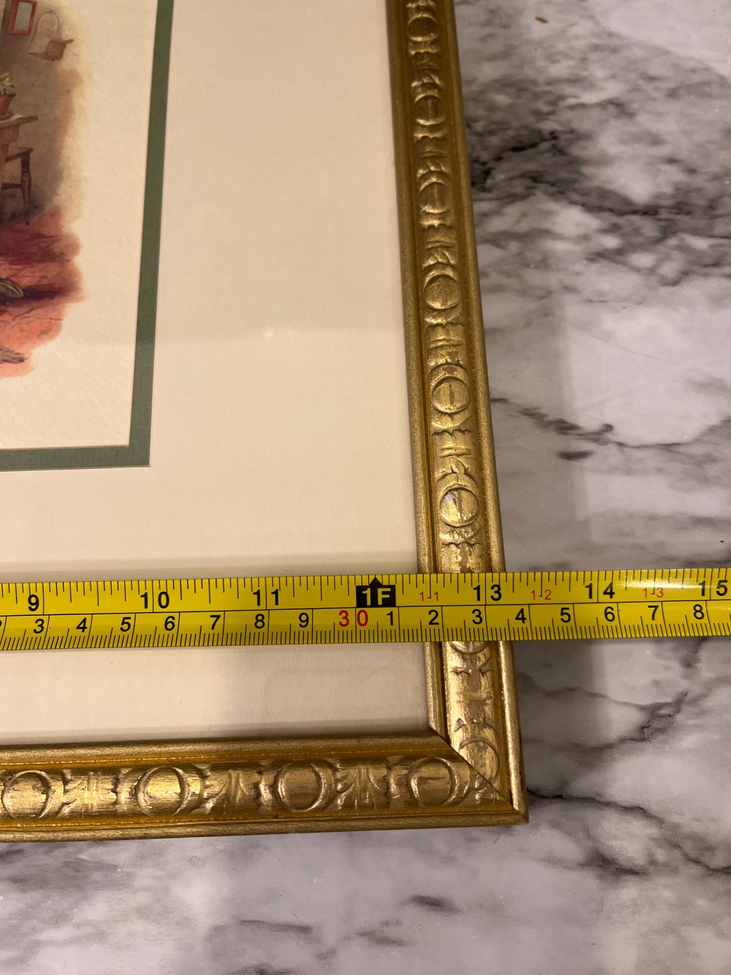 Gold Framed Spring Print