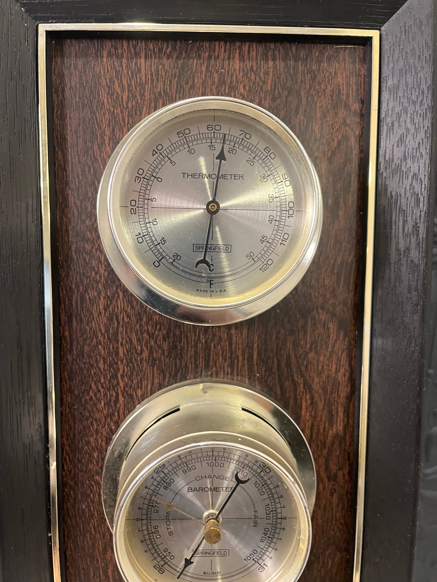 Weather Station by Springfield Faux Wood