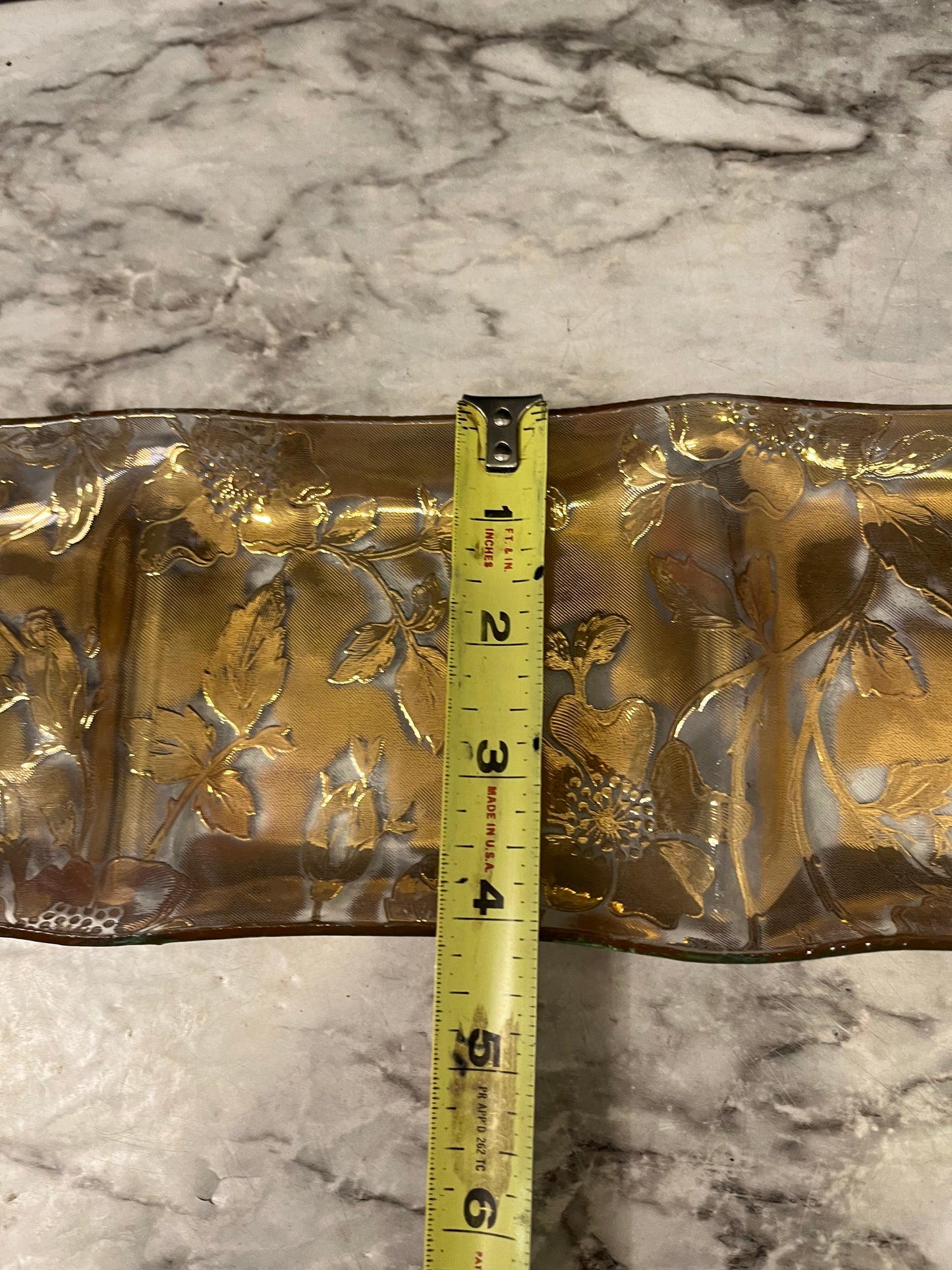 Ricco Verre Rectangle divided Glass Dish