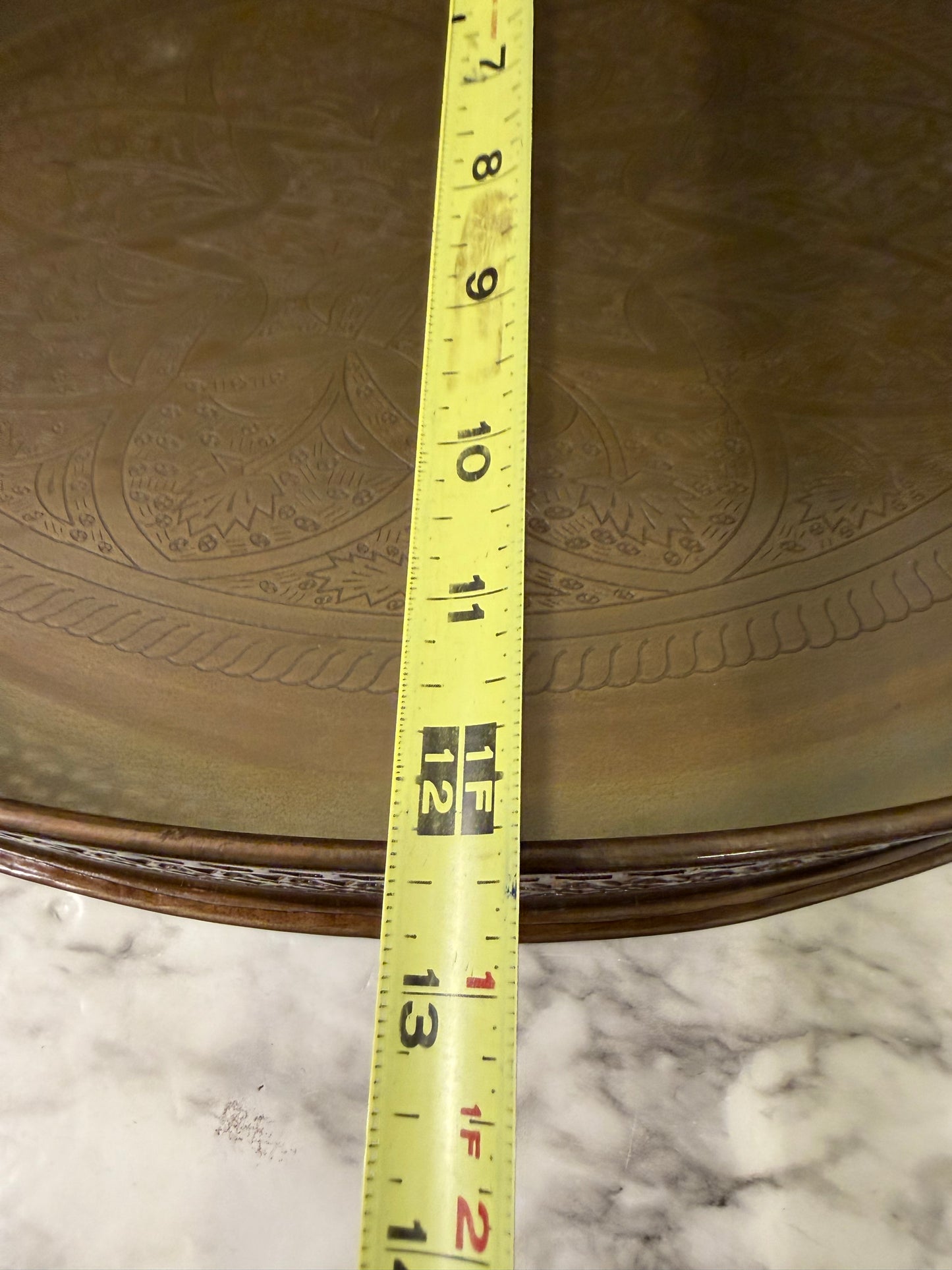 Oval Metal Tray 17"