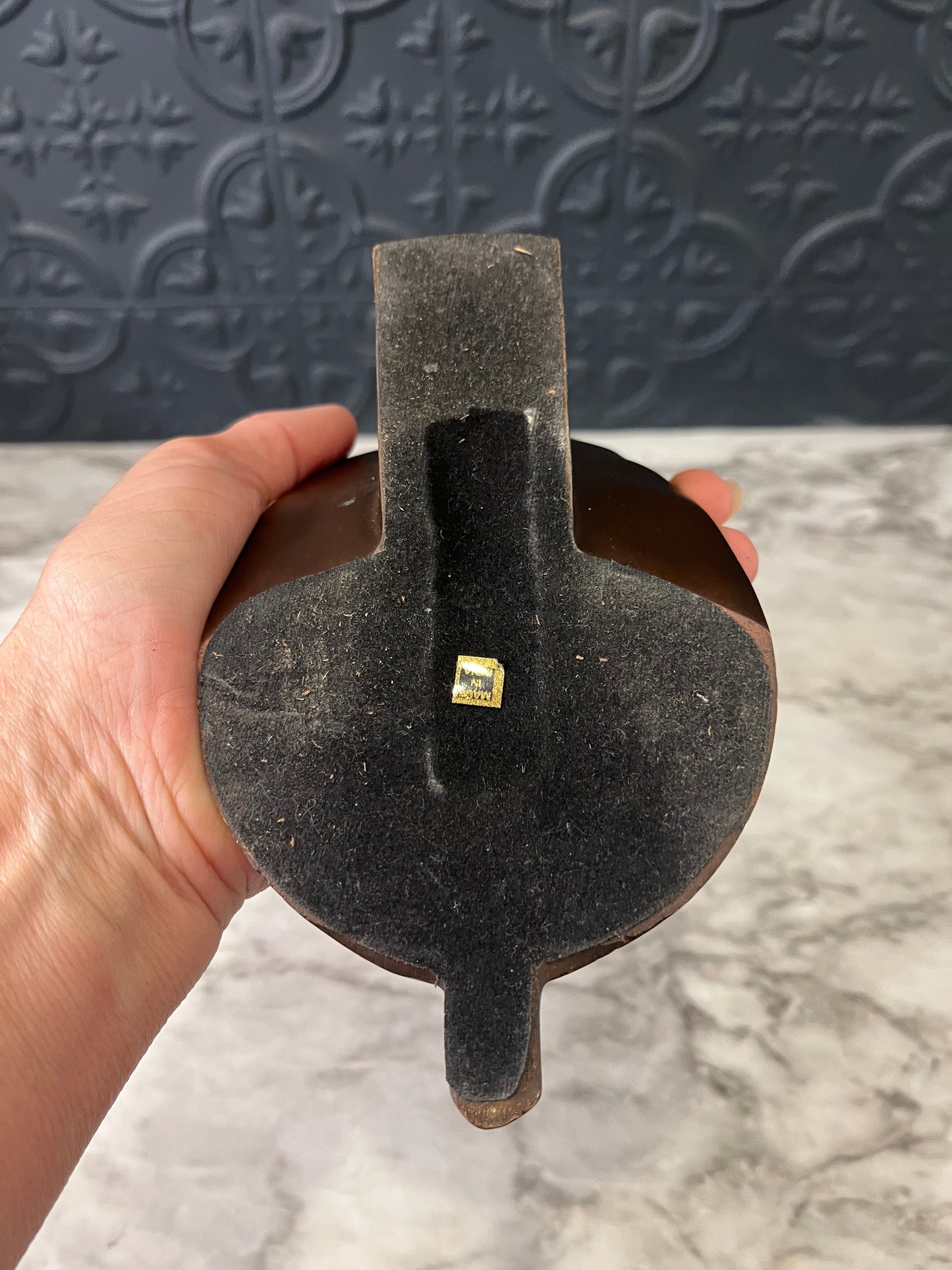 Bronze colored Scroll Bookend