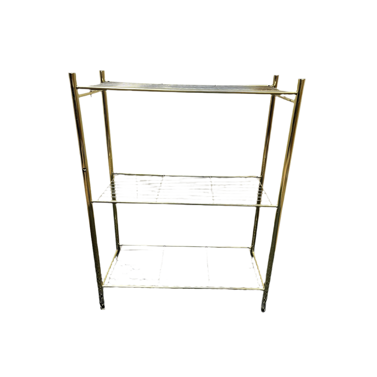 Brass Wire 3 Tier Shelf
