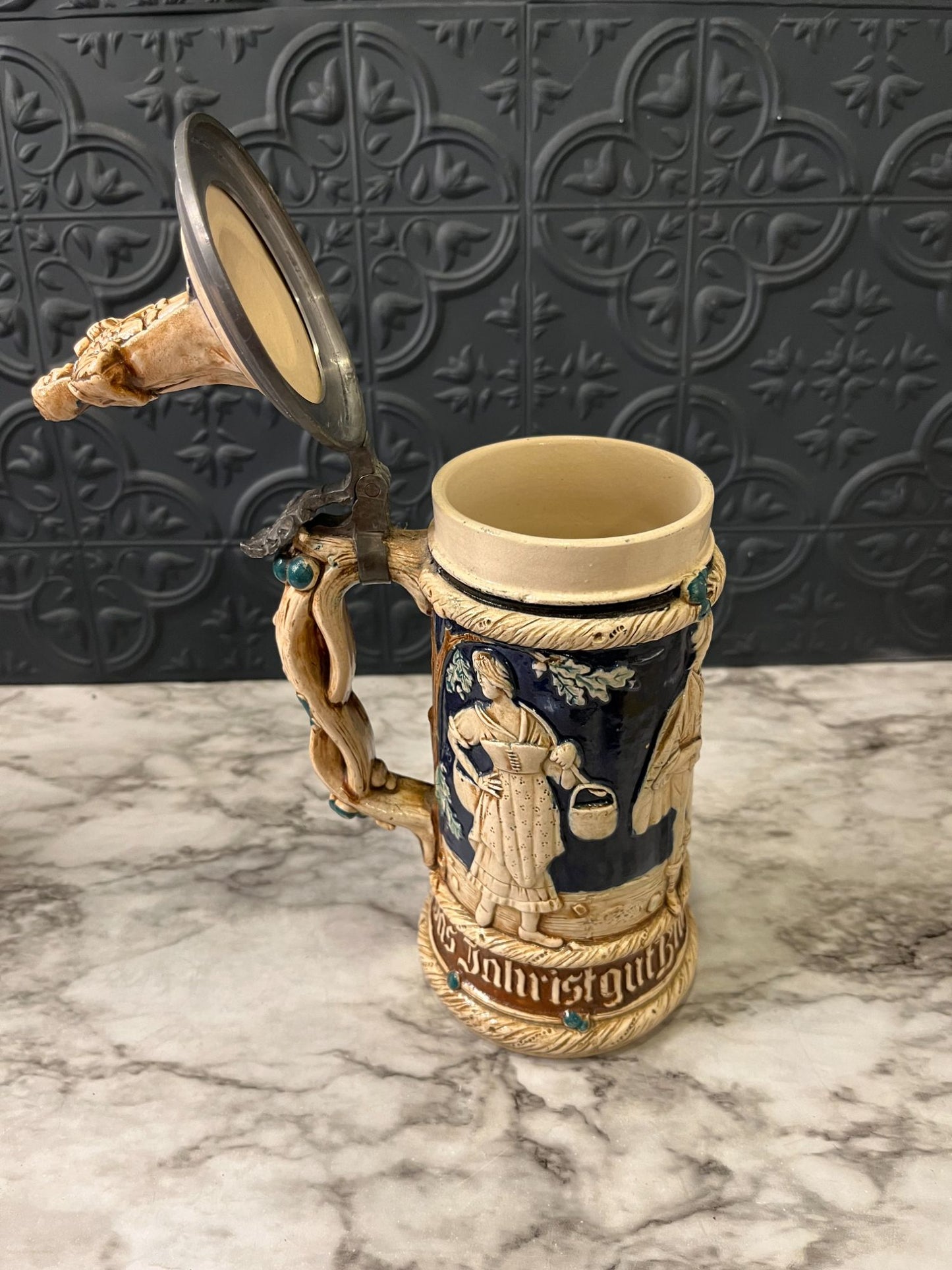 German beer stein