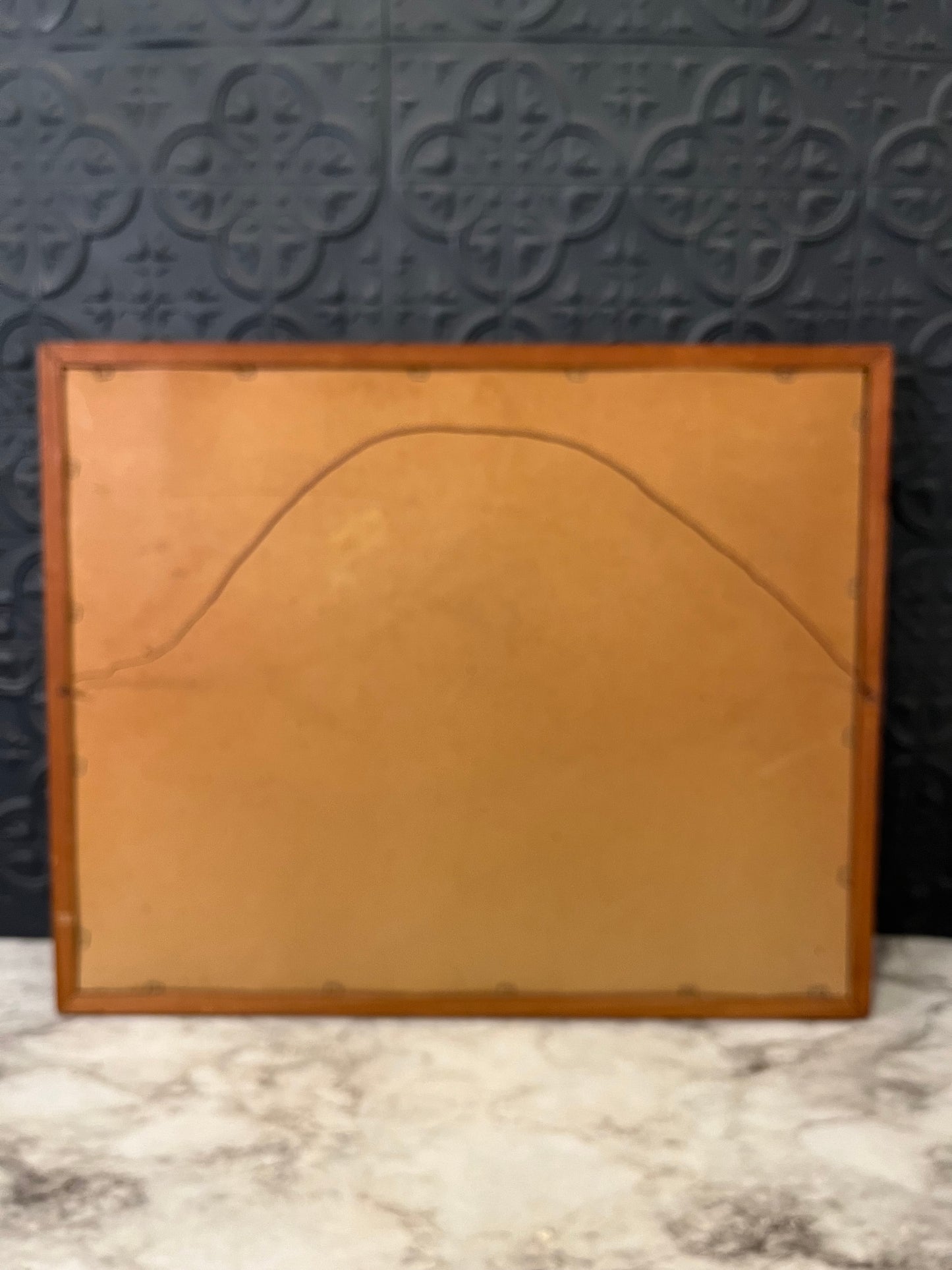 Framed Vintage Paint by Numbers of Horses