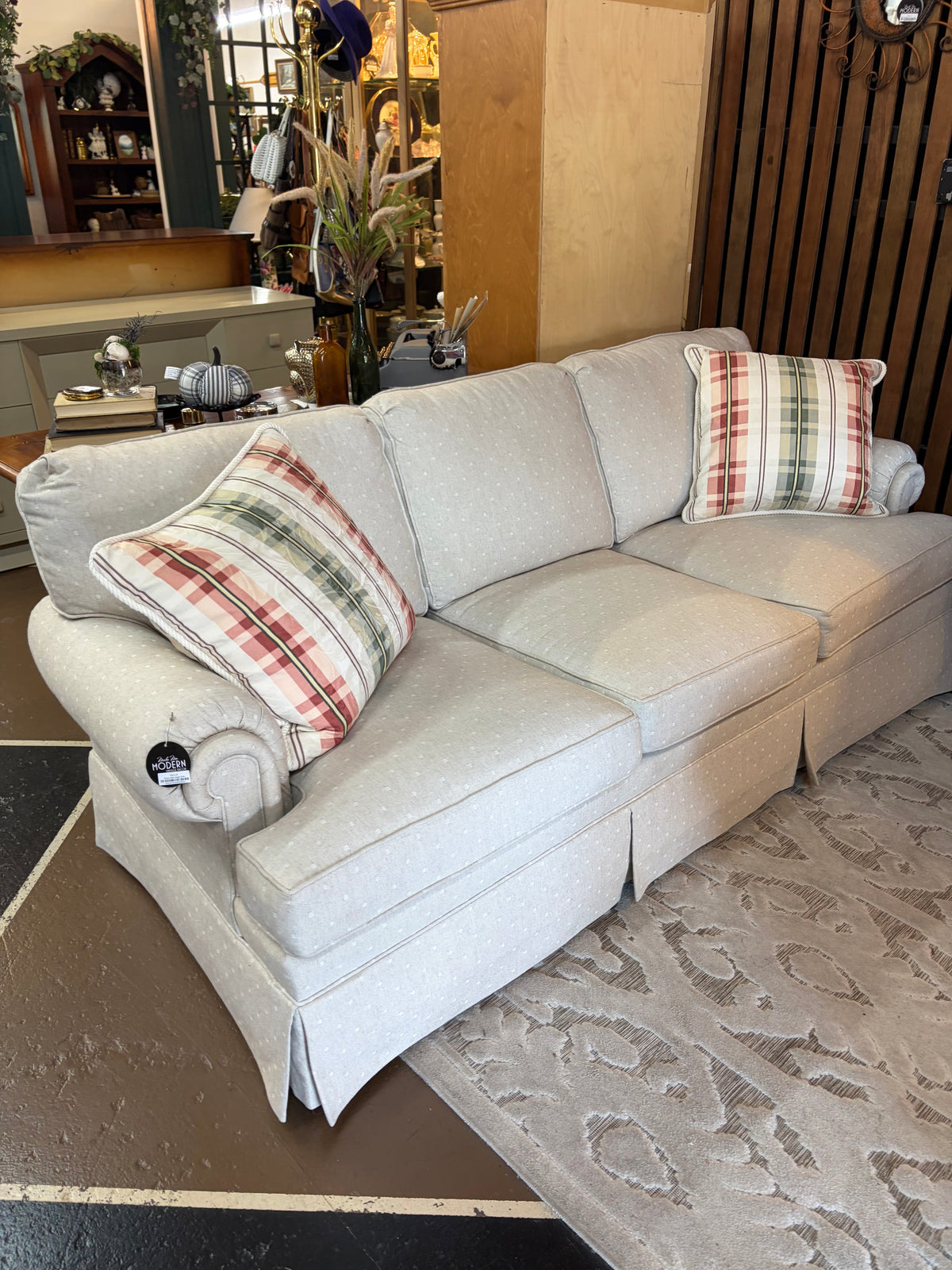 Ethan Allen Beige Sofa