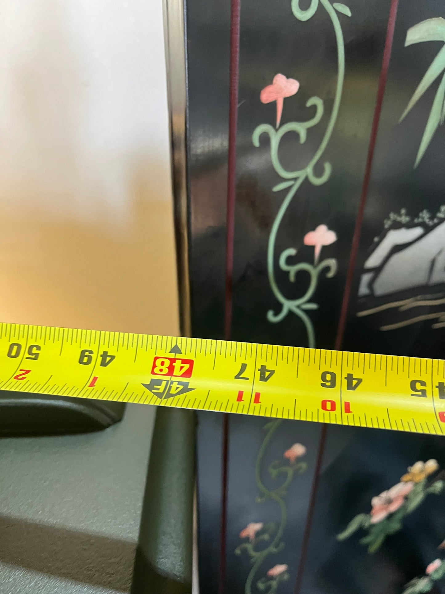 Chinoiserie Four Panel Screen