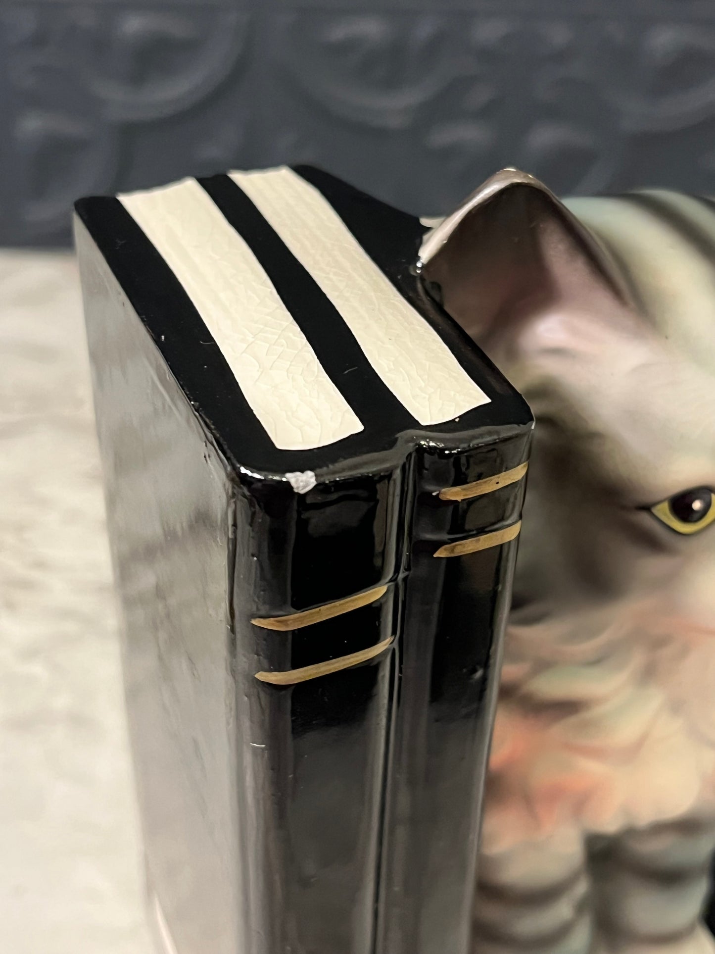 Tabby Cat Book end only 1