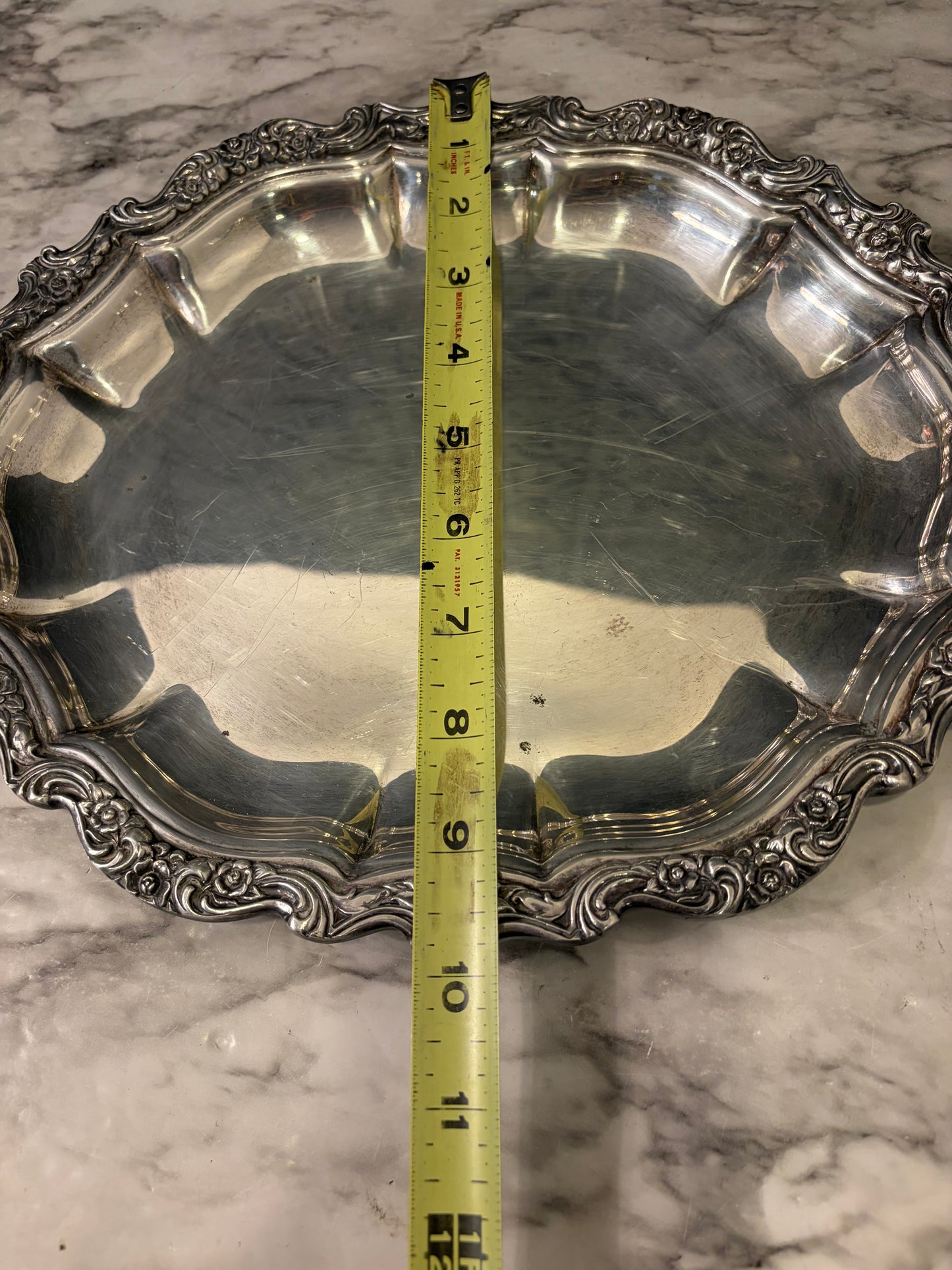 International Silver 6242 Silverplate Tray