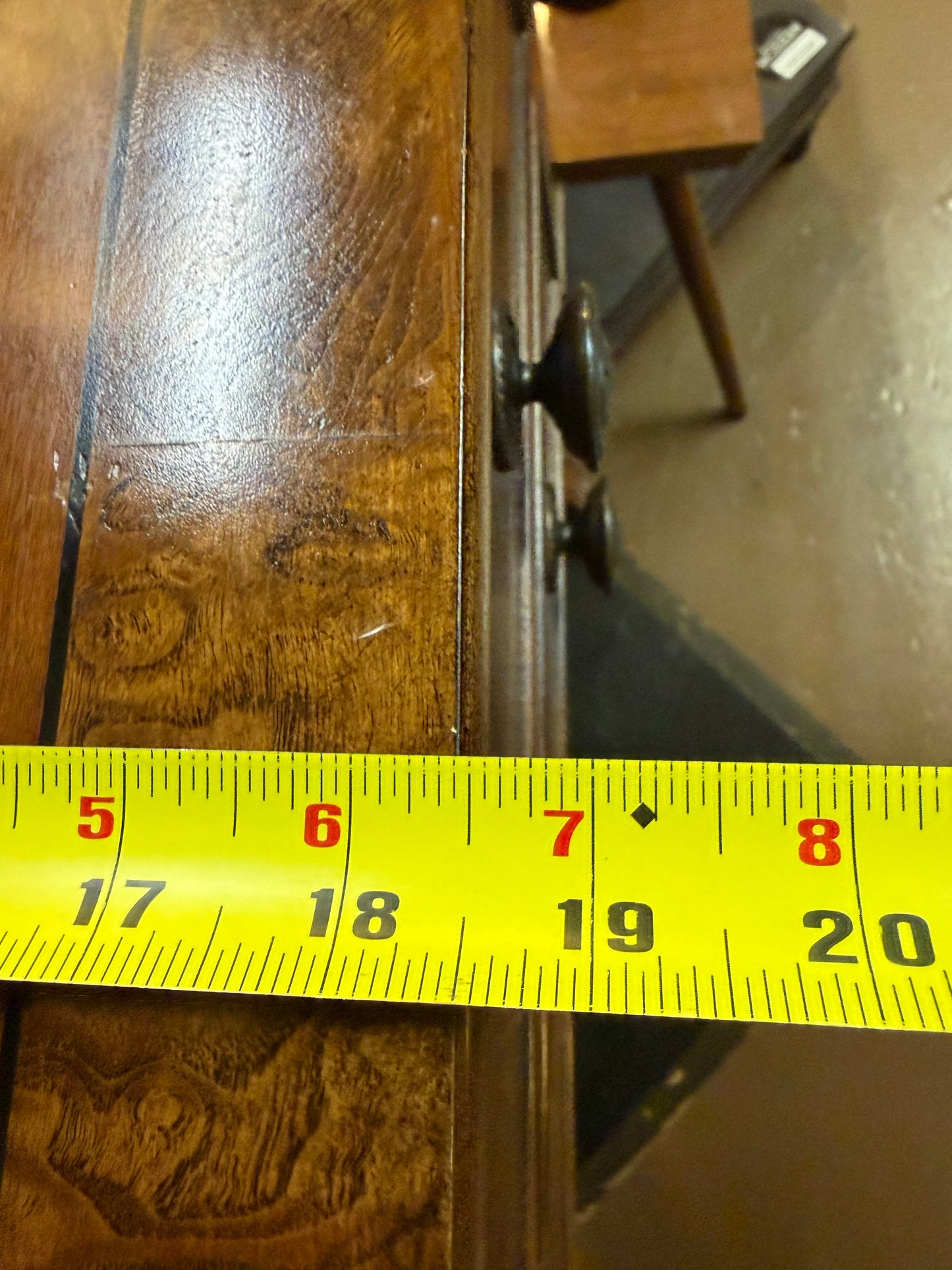 Vintage Ethan Allen Italian Burlwood Side Board/Entry Table
