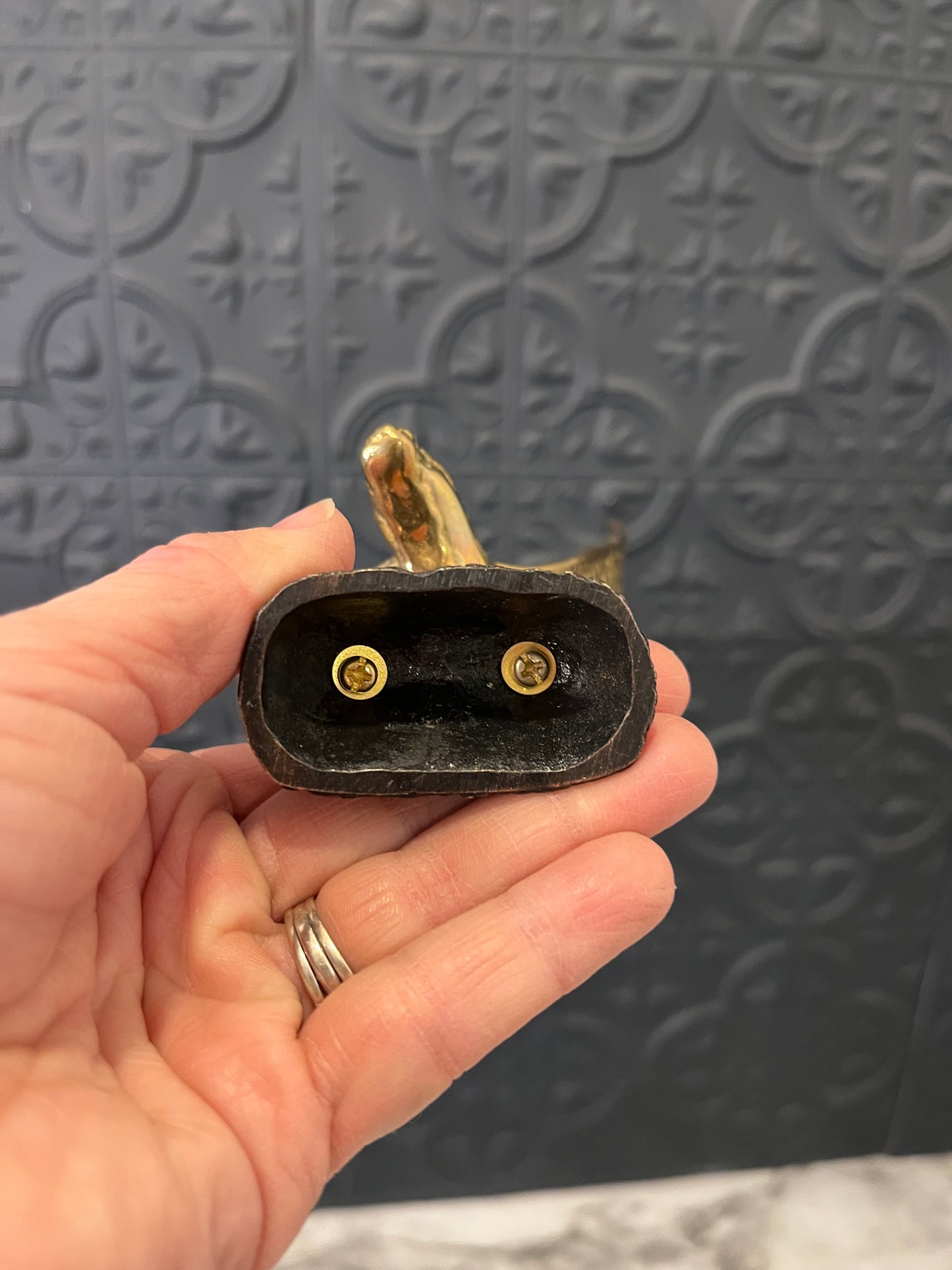 Brass Eagle Paperweight