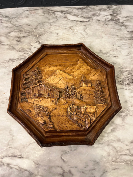 3D Resin Wall Plaque of Alps