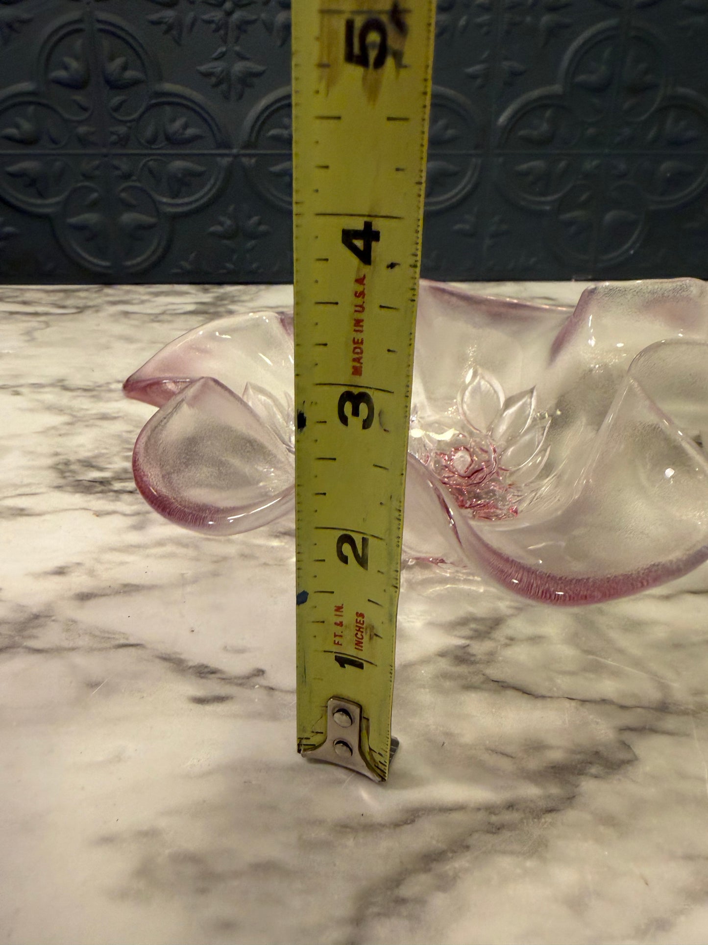 Pink Mikasa Double Bowl